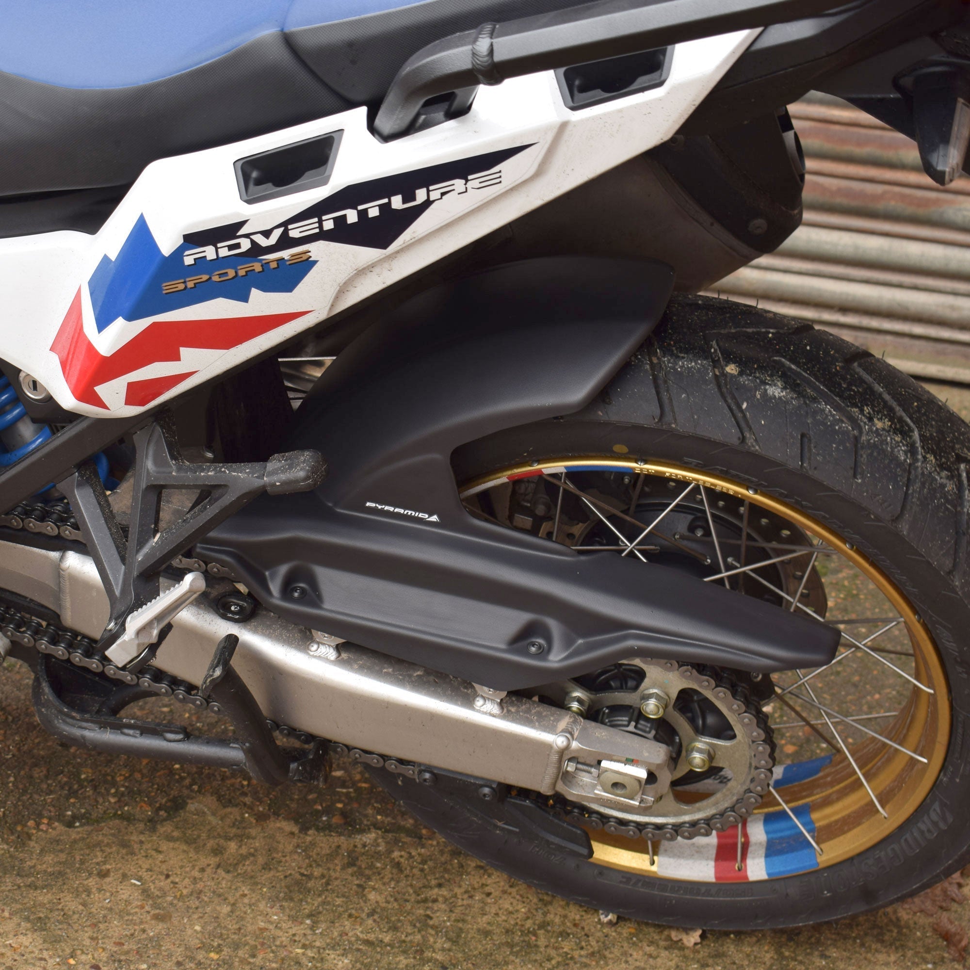 Pyramid Hugger | Matte Black | Honda CRF 1100 L Africa Twin Adventure Sports 2024>2025 - Shop name