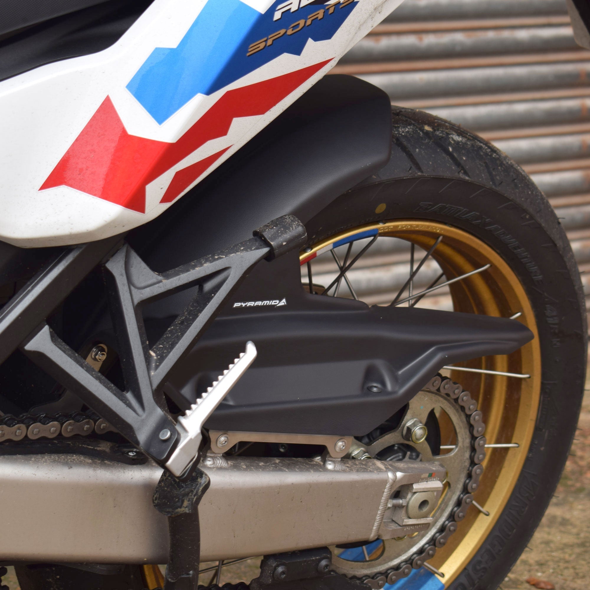 Pyramid Hugger | Matte Black | Honda CRF 1100 L Africa Twin 2024>2025 - Shop name