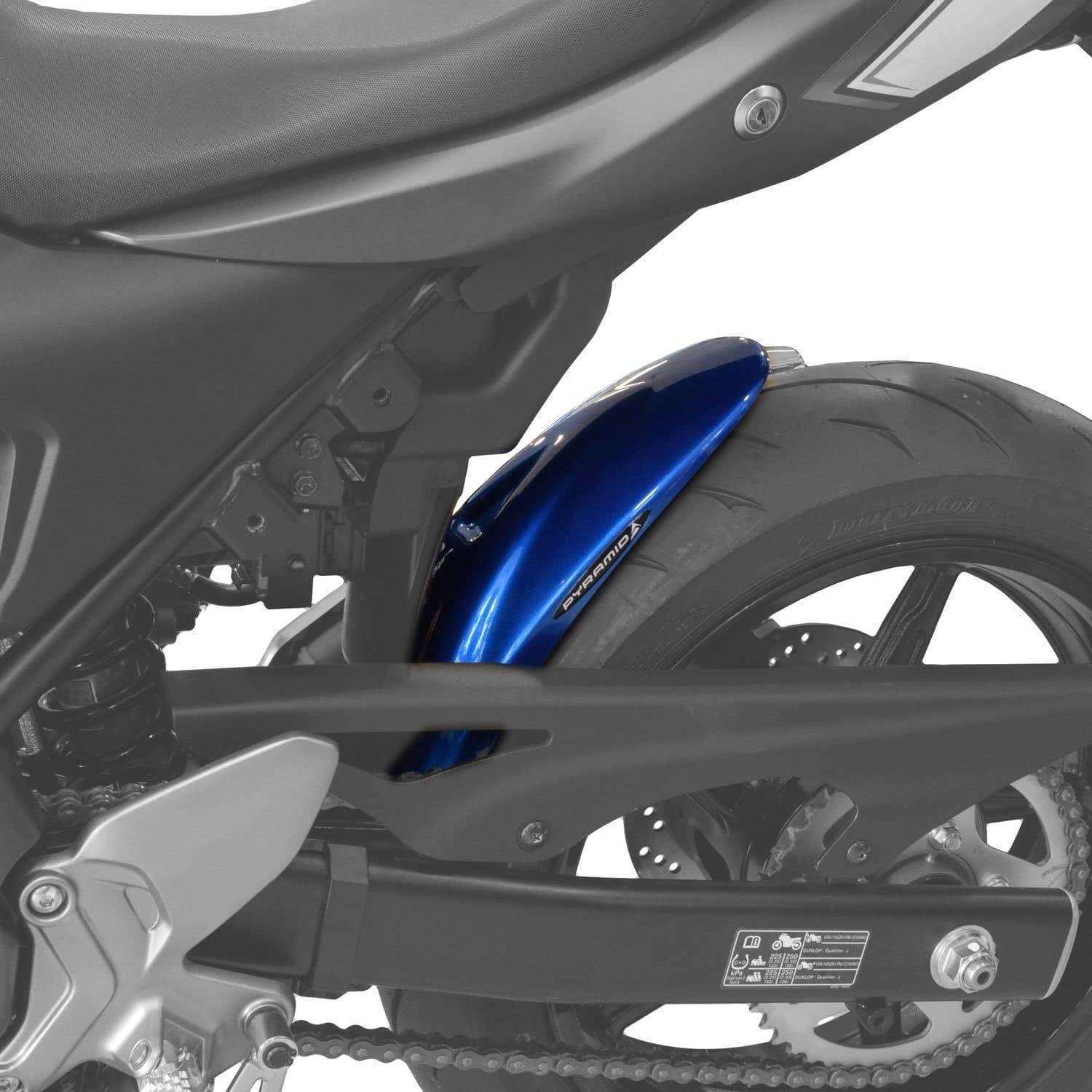 Pyramid Hugger | Matte Black | Suzuki SV650 2016>Current - Shop name