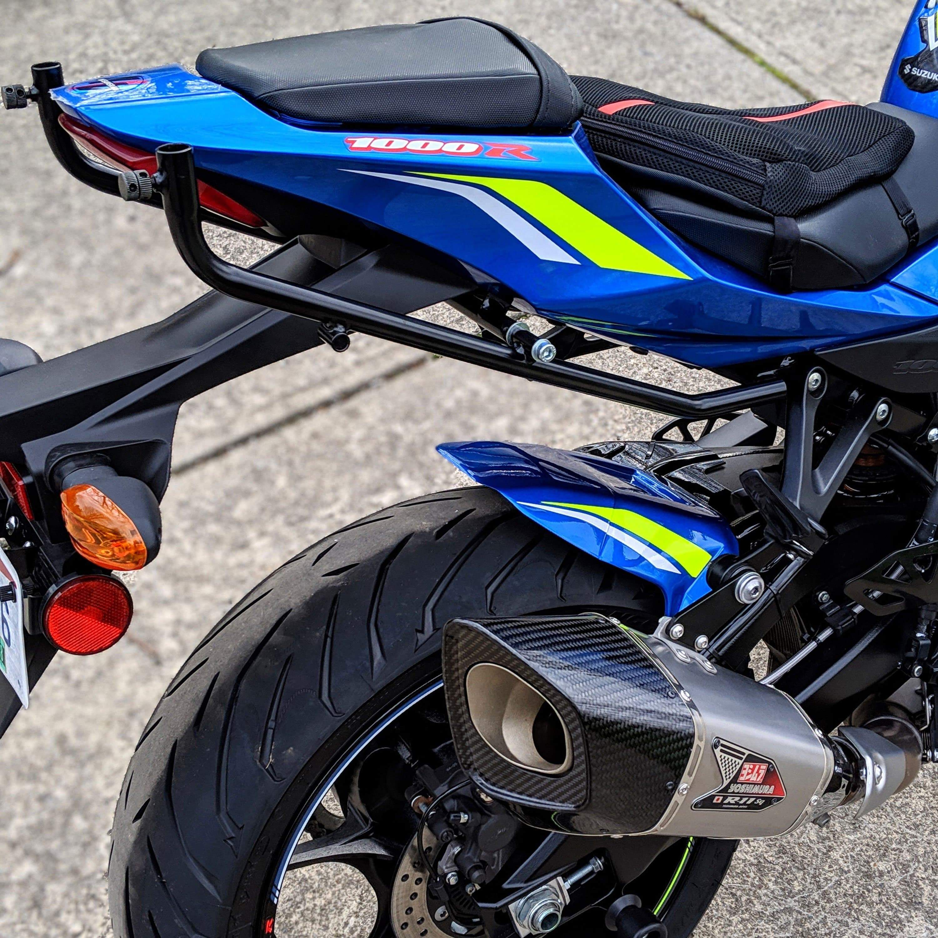 Pyramid Hugger | Metallic Blue (Triton Blue w/ Yellow & White Stripes) | Suzuki GSX-R1000 2017>Current - Shop name