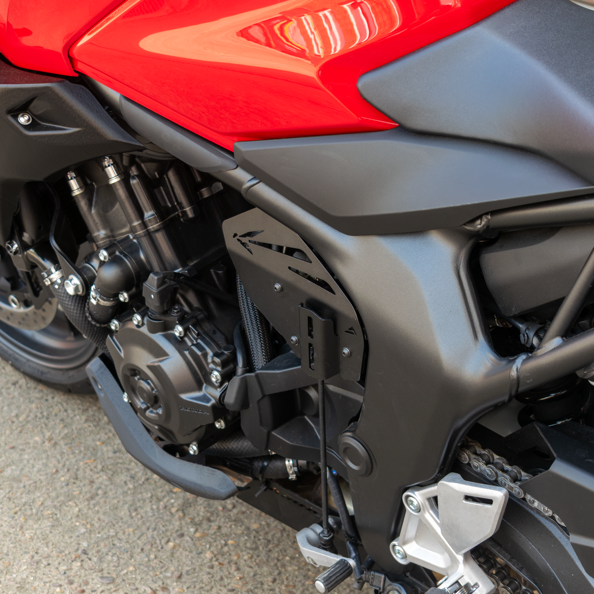 Pyramid Infill Panel | Matte Black | Honda CB1000 Hornet 2025>Current - Shop name