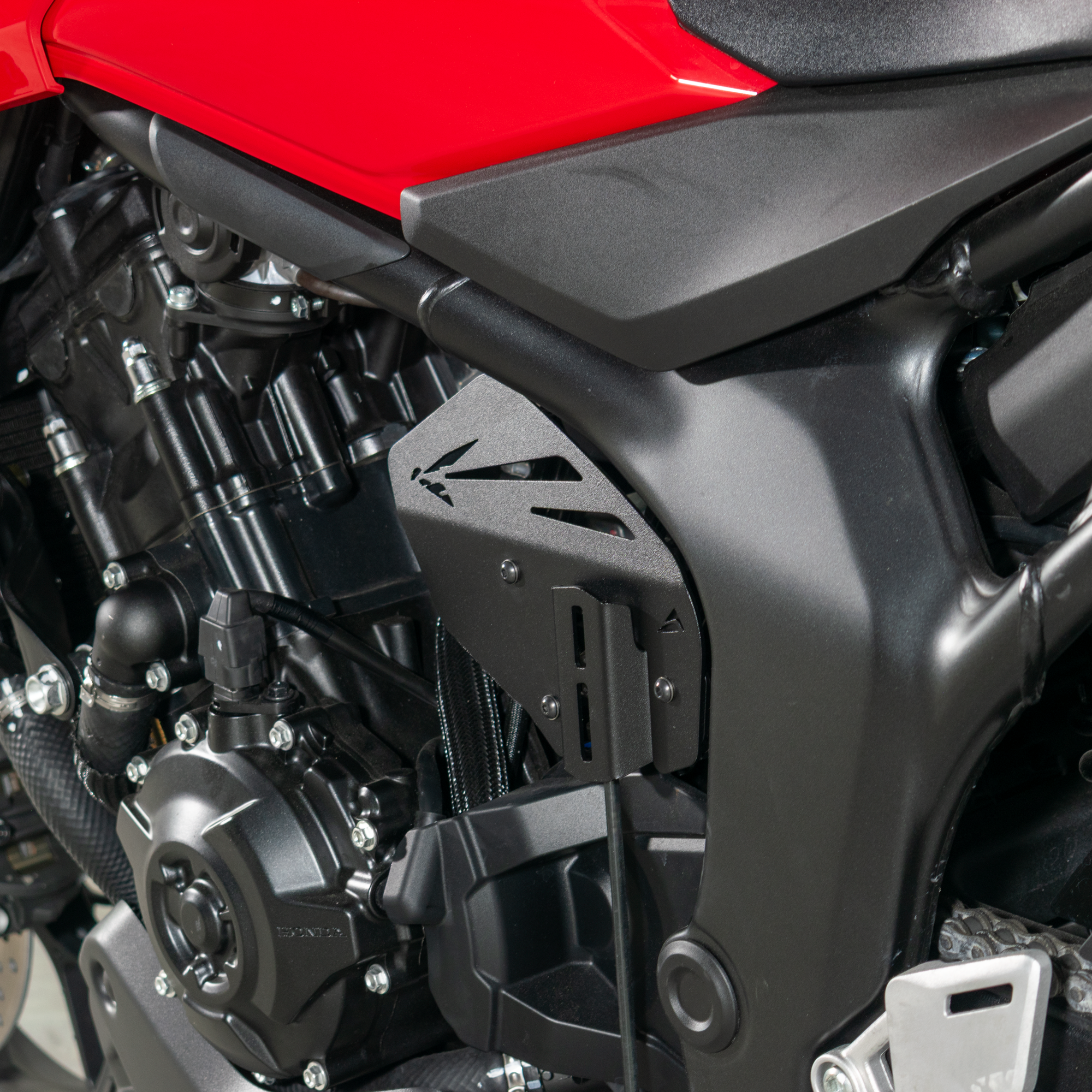 Pyramid Infill Panel | Matte Black | Honda CB1000 Hornet 2025>Current - Shop name