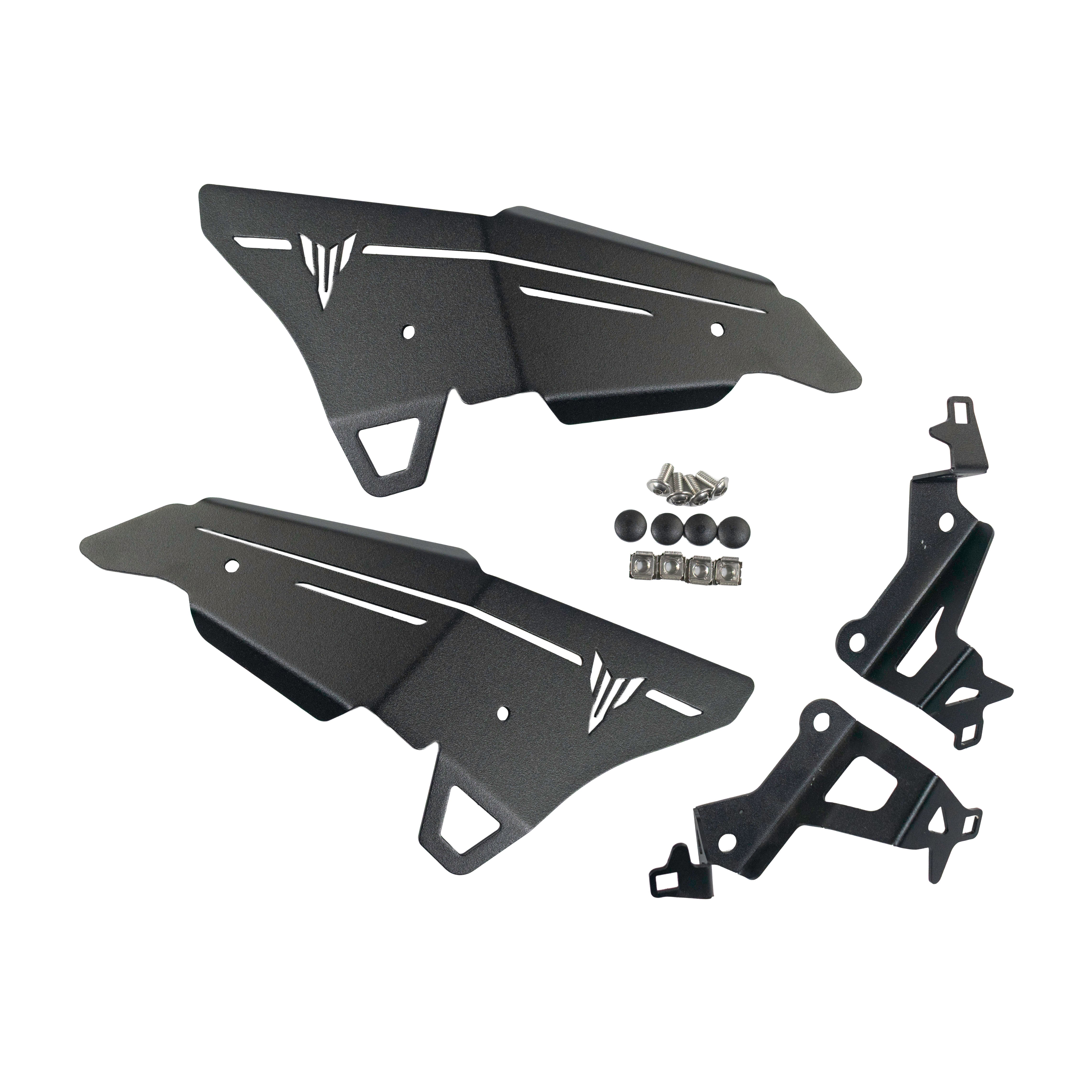 Pyramid Infill Panels | Matte Black | Yamaha MT-07 2025>Current - Pyramid Motorcycle Accessories