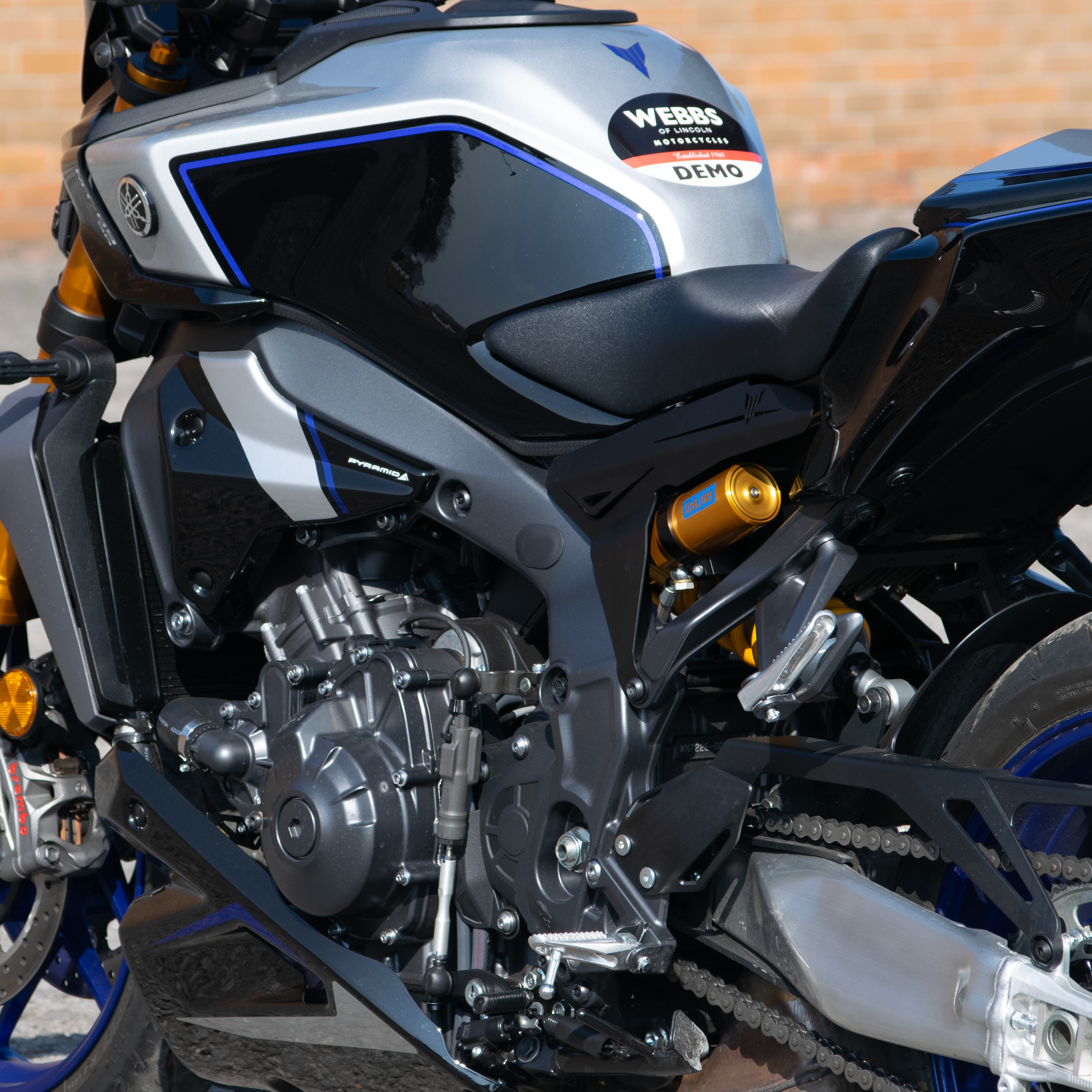 Pyramid Infill Panels | Matte Black | Yamaha MT-09 SP 2024>2025 -  Shop name