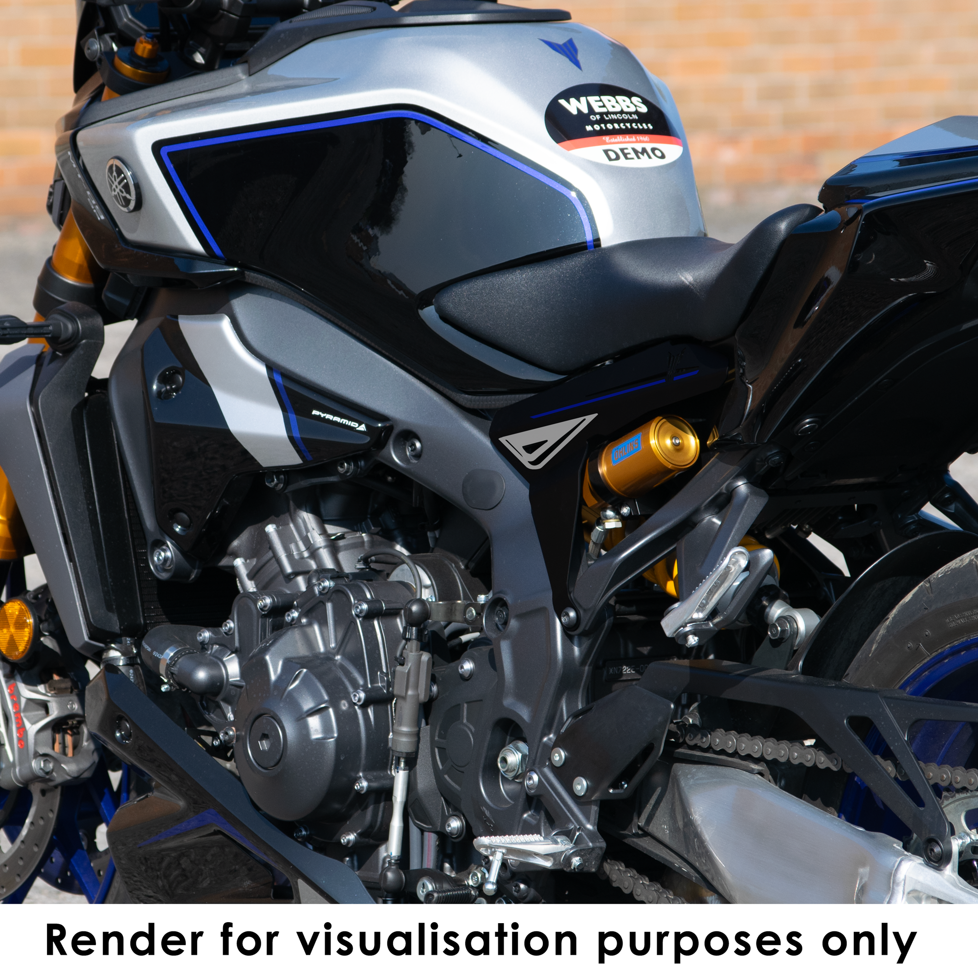Pyramid Infill Panels | SP Colours | Yamaha MT-09 SP 2024>2025 -  Shop name