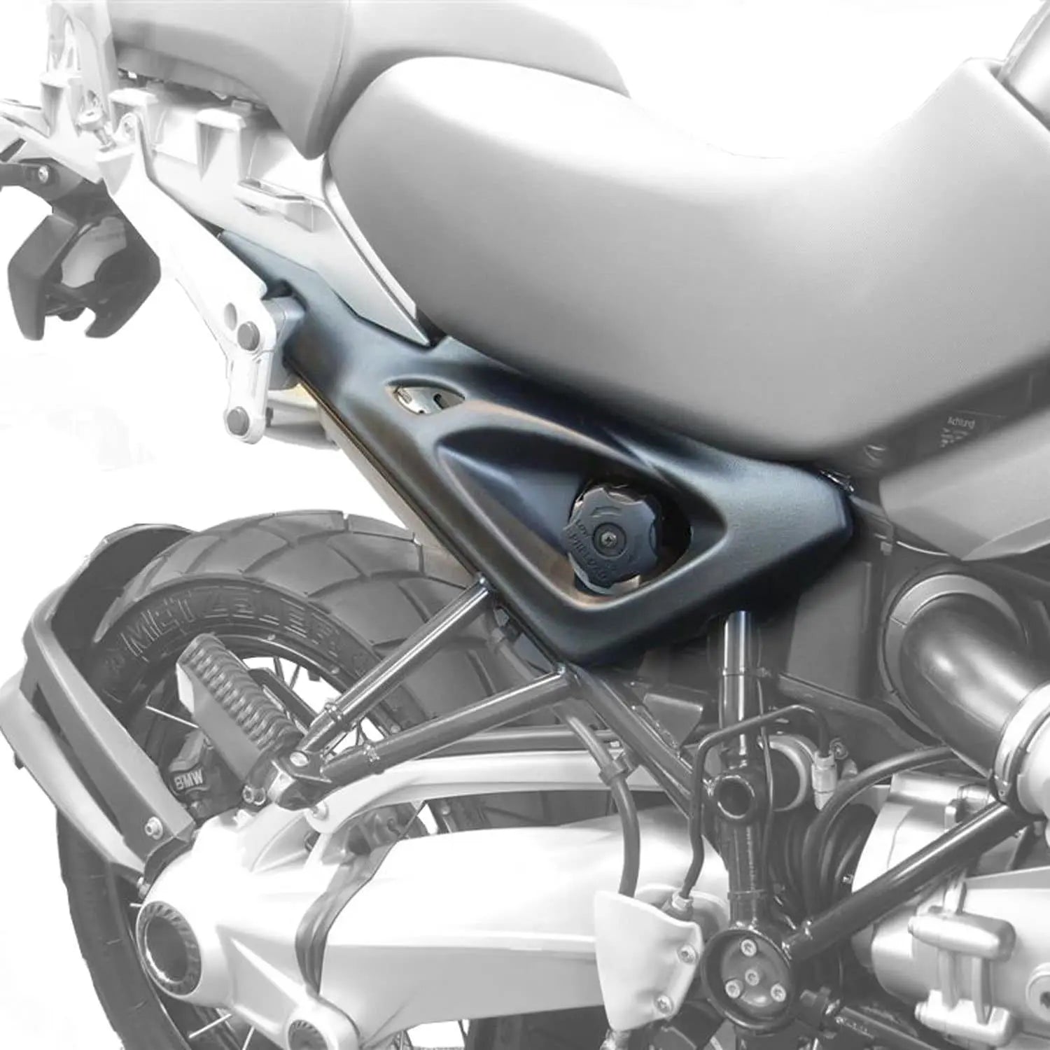 Pyramid Infill Panels | Satin Black | BMW R 1200 GS 2004>2012 - Shop name