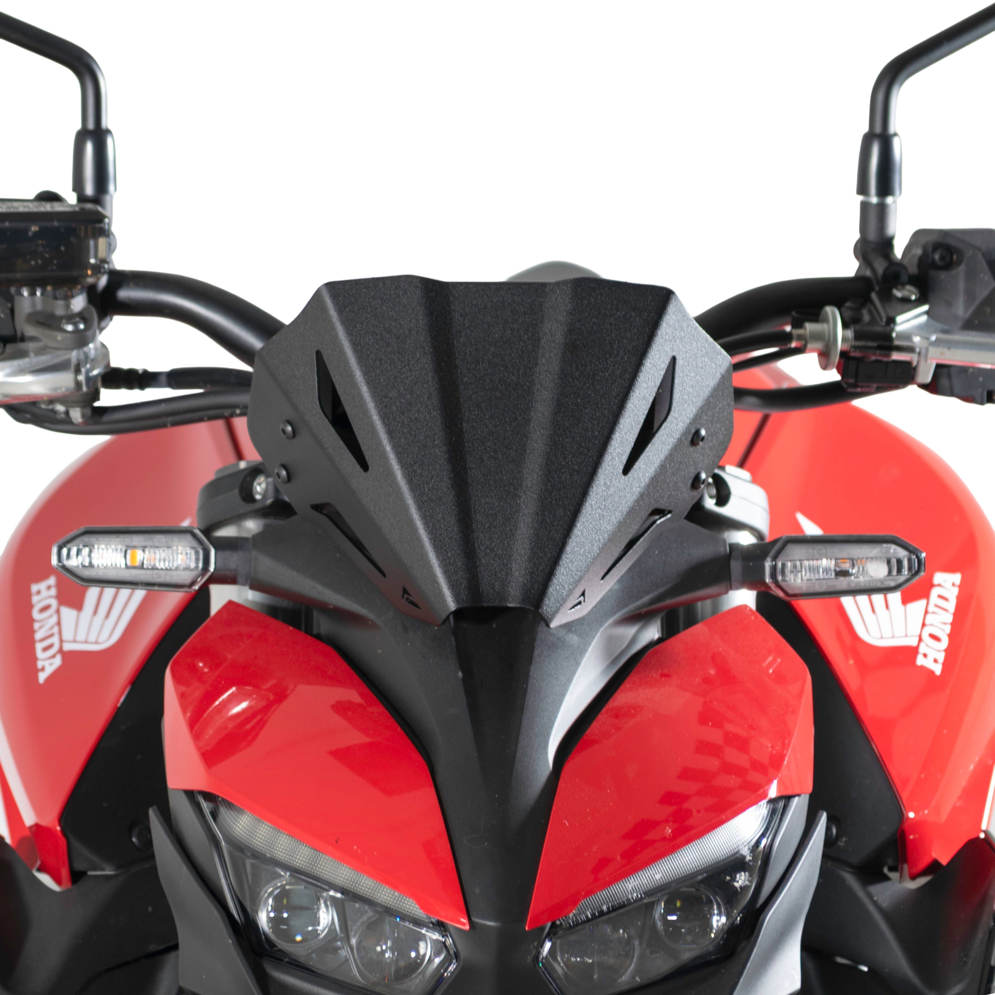 Pyramid Metal Fly Screen | Matte Black | Honda CB1000 Hornet inc SP 2025>Current - Pyramid Motorcycle Accessories