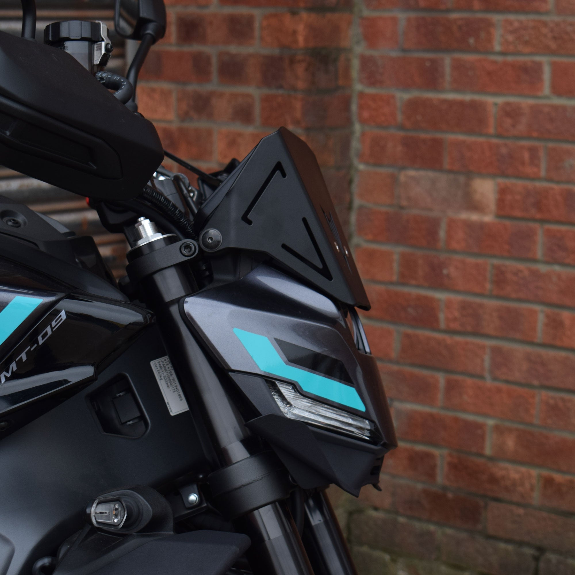 Pyramid Metal Fly Screen | Matte Black | Yamaha MT-09 2024>Current -  Shop name
