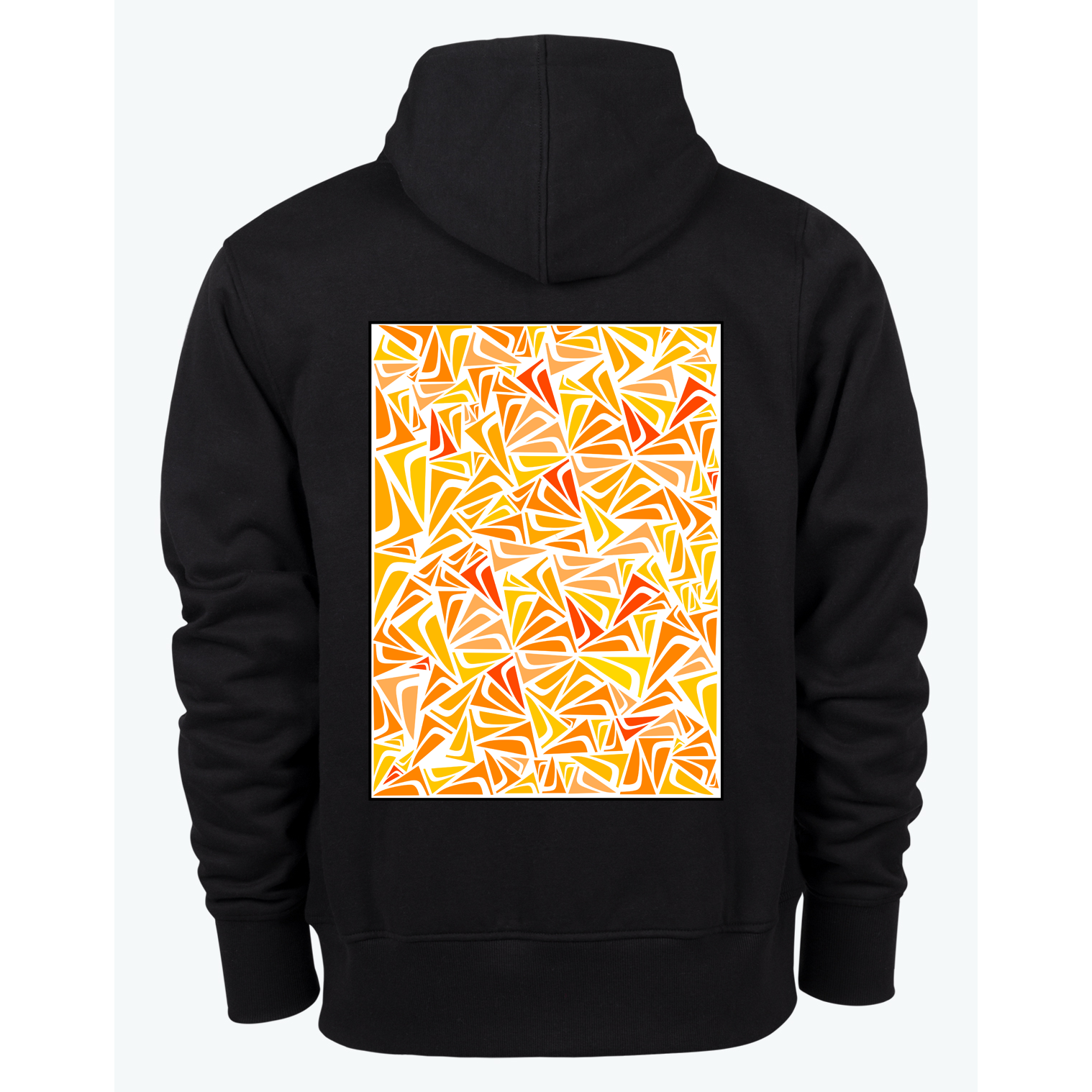 Pyramid Mosaic Hoodie | Black - Shop name