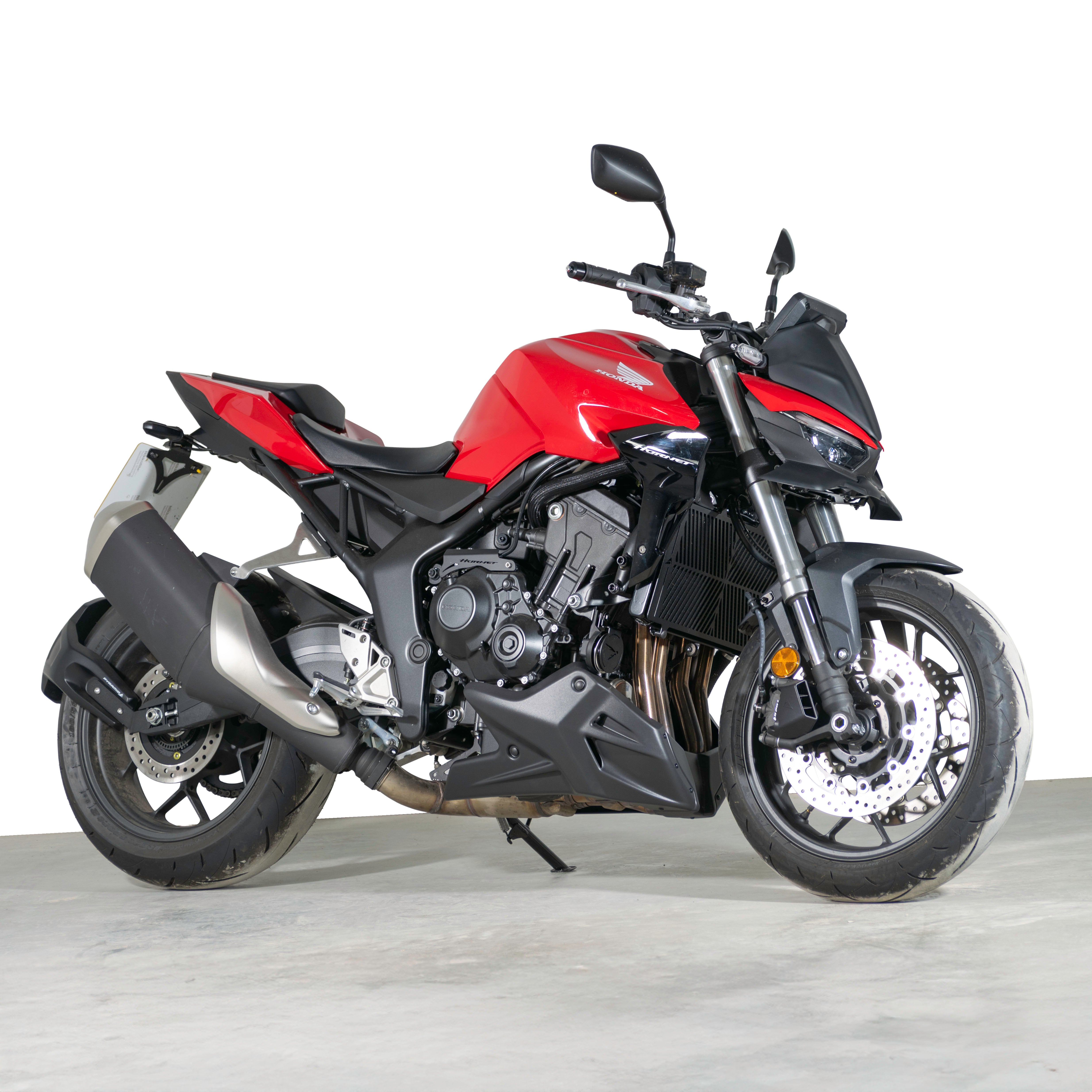 Pyramid Radiator Guard | Matte Black | Honda CB1000 Hornet Inc SP 2025>Current - Shop name