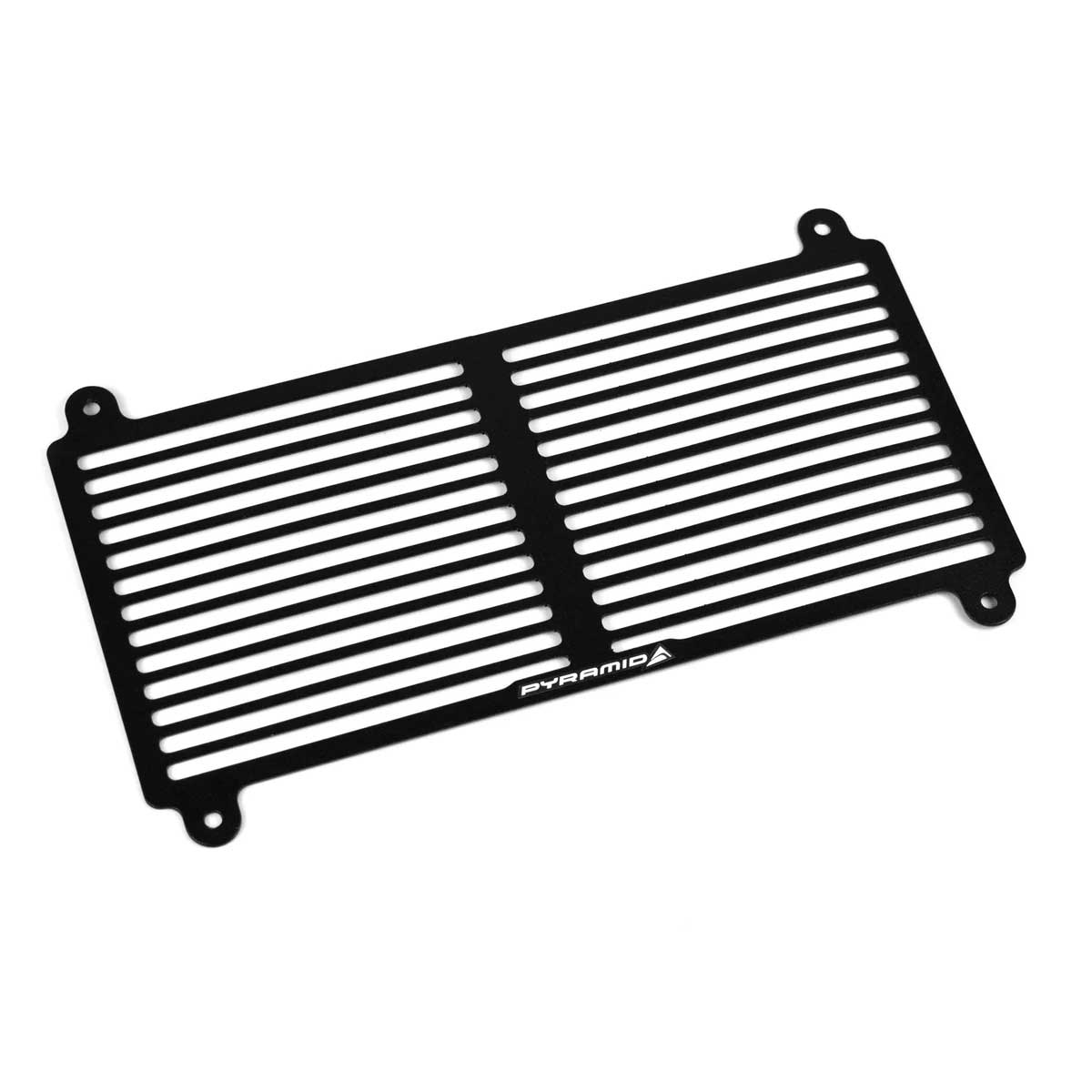 Pyramid Radiator Guard | Matte Black | Kawasaki Ninja 650 2017>Current - Pyramid Motorcycle Accessories