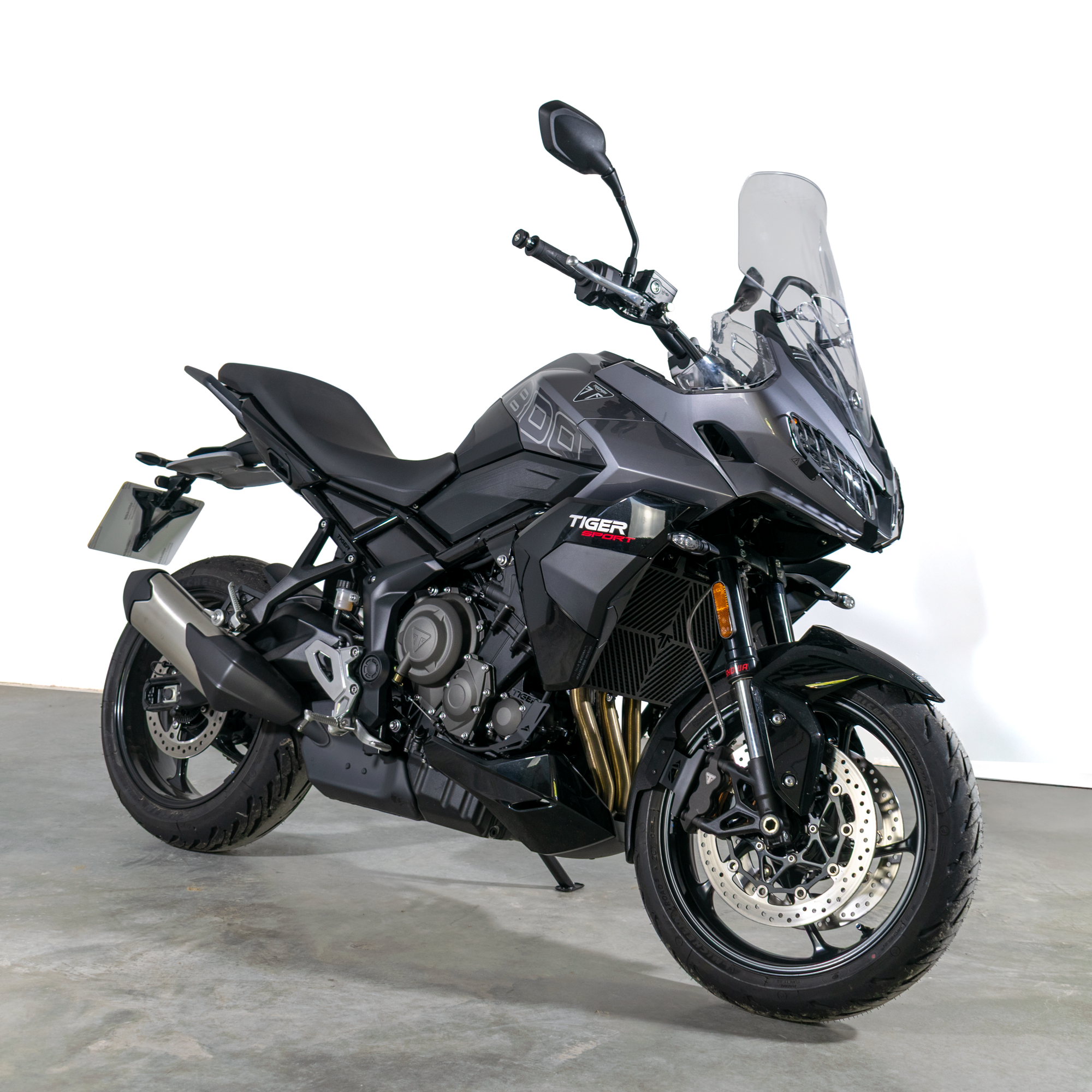 Pyramid Radiator Guard | Matte Black | Triumph Trident 800 2026>Current - Pyramid Motorcycle Accessories