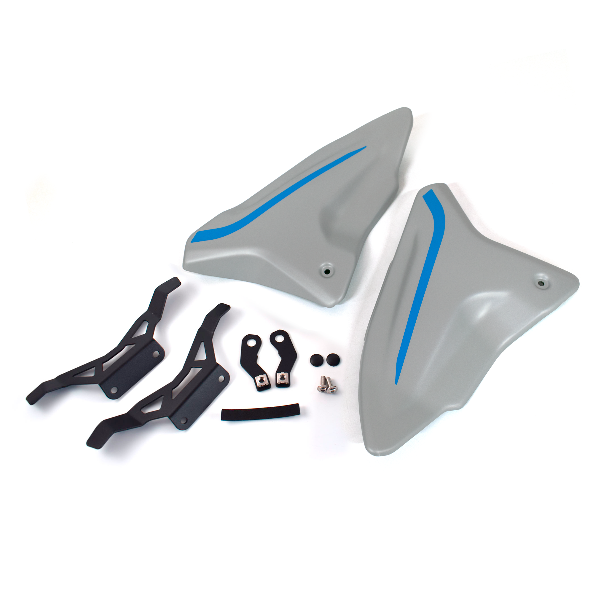 Pyramid Rear Infill Panels | Ice Storm | Yamaha MT-09 2025>Current - Pyramid Motorcycle Accessories