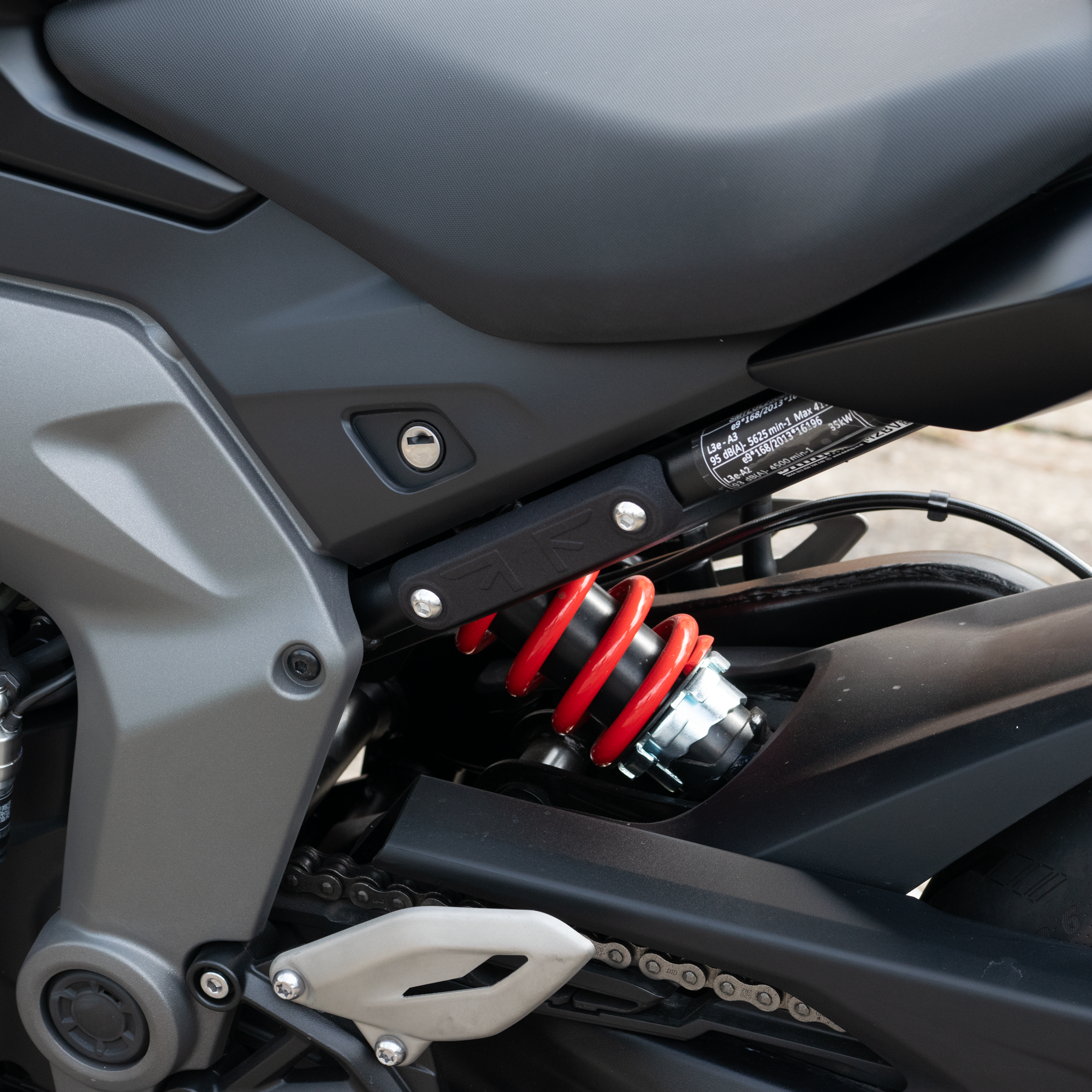 Pyramid Rear Peg Blanking Blocks | Matte Black | Triumph Daytona 660 2024>Current - Shop name