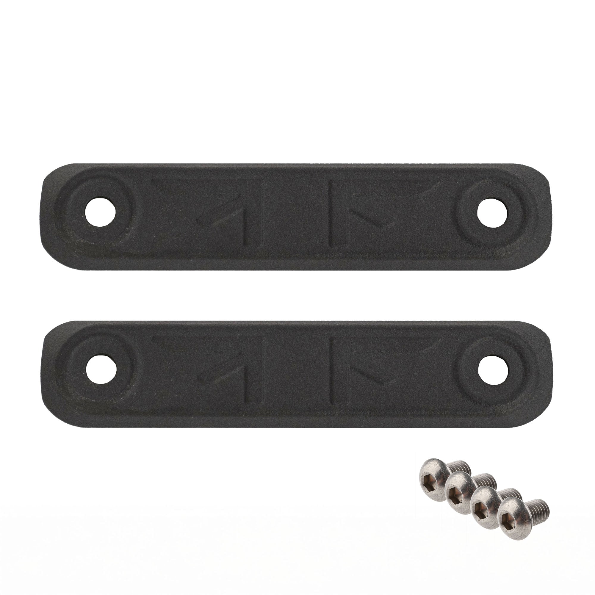 Pyramid Rear Peg Blanking Blocks | Matte Black | Triumph Daytona 660 2024>Current - Shop name