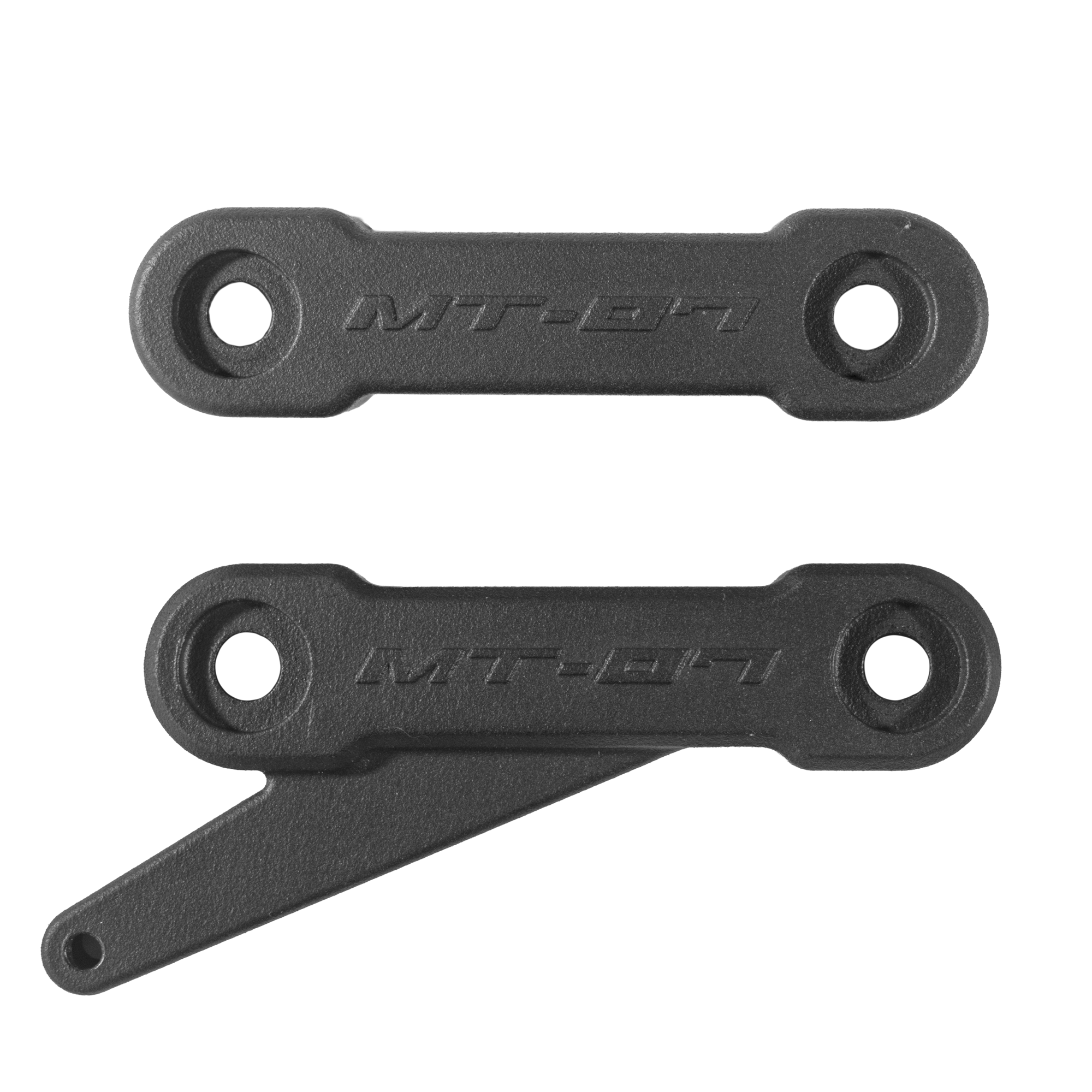 Pyramid Rear Peg Blanking Blocks | Matte Black | Yamaha MT-07 2025>Current - Shop name