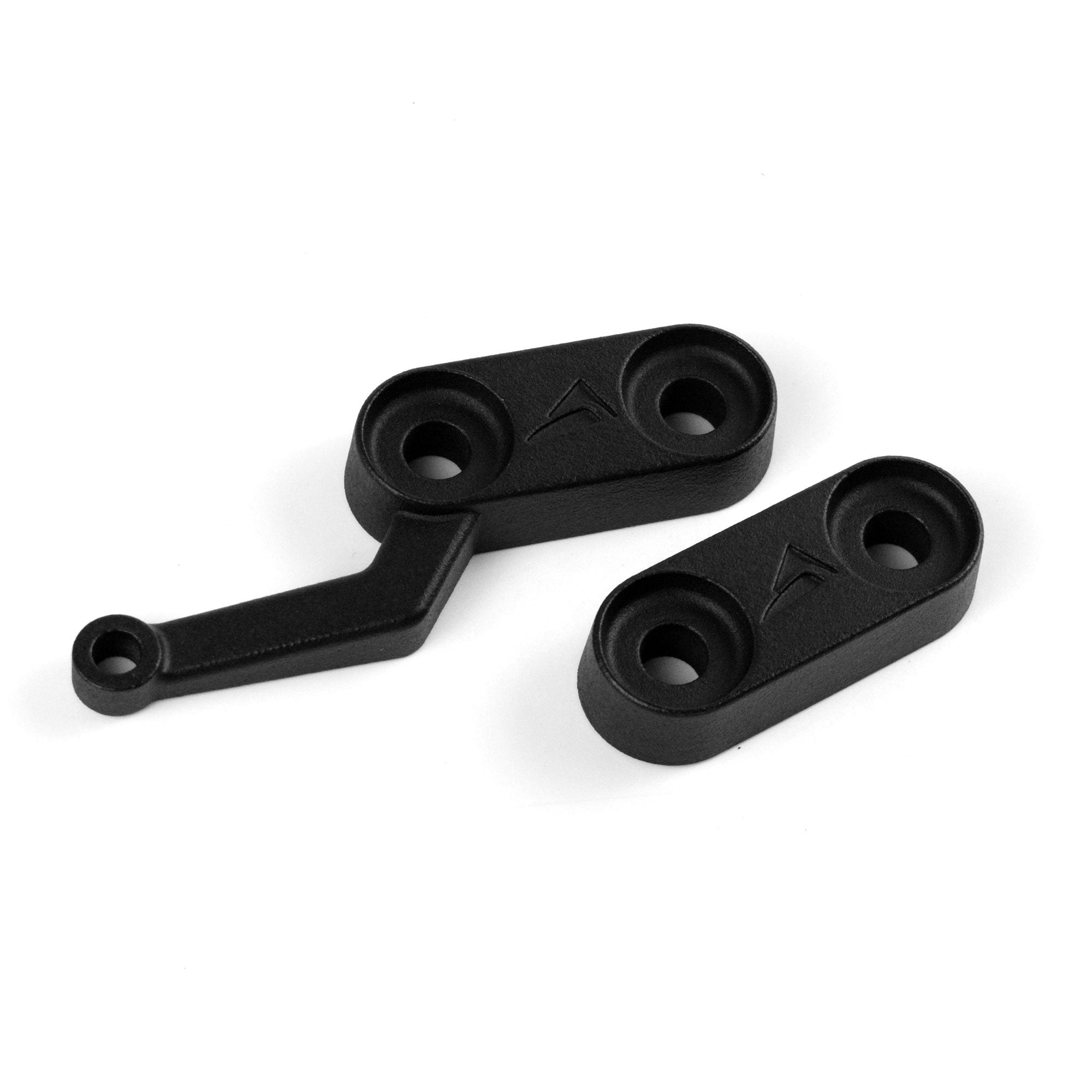 Pyramid Rear Peg Blanking Blocks | Matte Black | Yamaha MT-09 SP 2021>2023 - Shop name