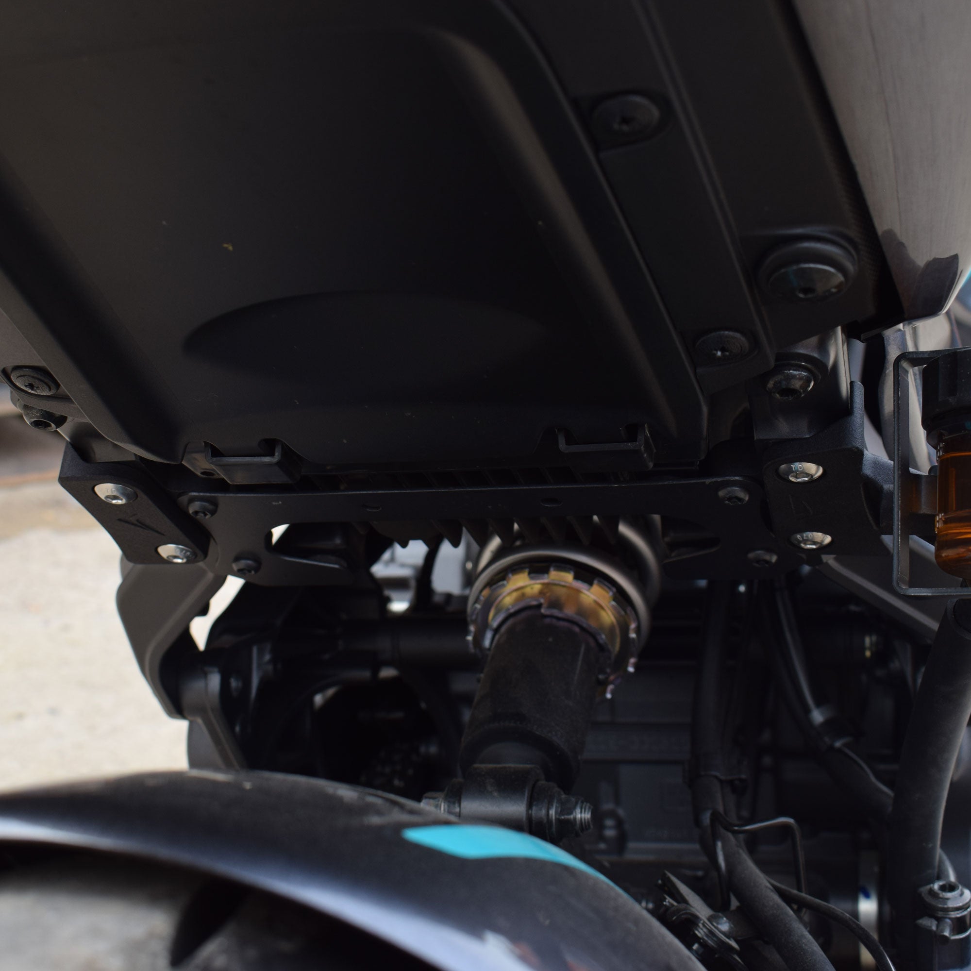 Pyramid Rear Peg Blanking Blocks | Matte Black | Yamaha MT-09 inc SP 2024>Current -  Shop name
