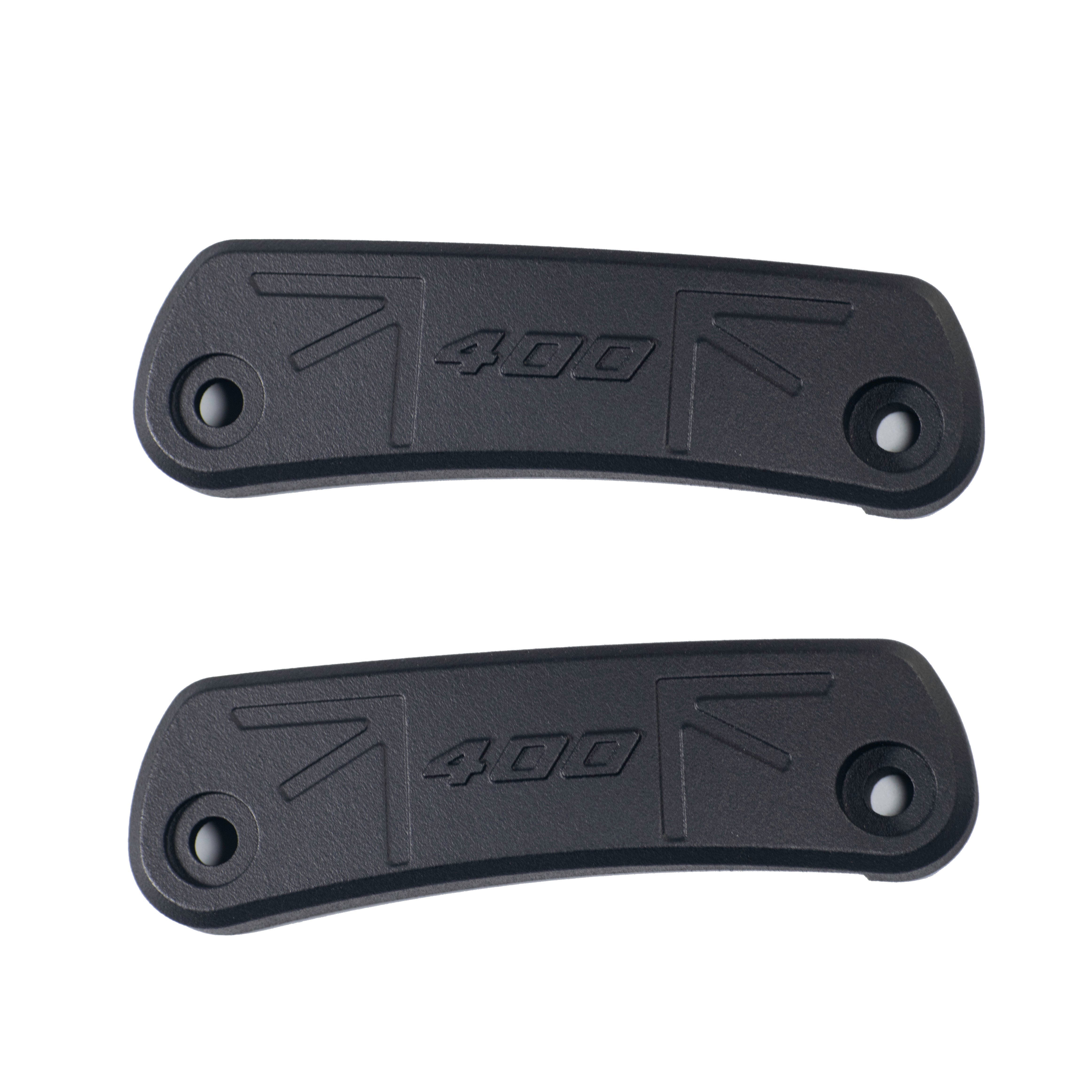 Pyramid Rear Rack Blanking Blocks | Matte Black | Triumph Scrambler 400X 2024>Current - Pyramid Motorcycle Accessories