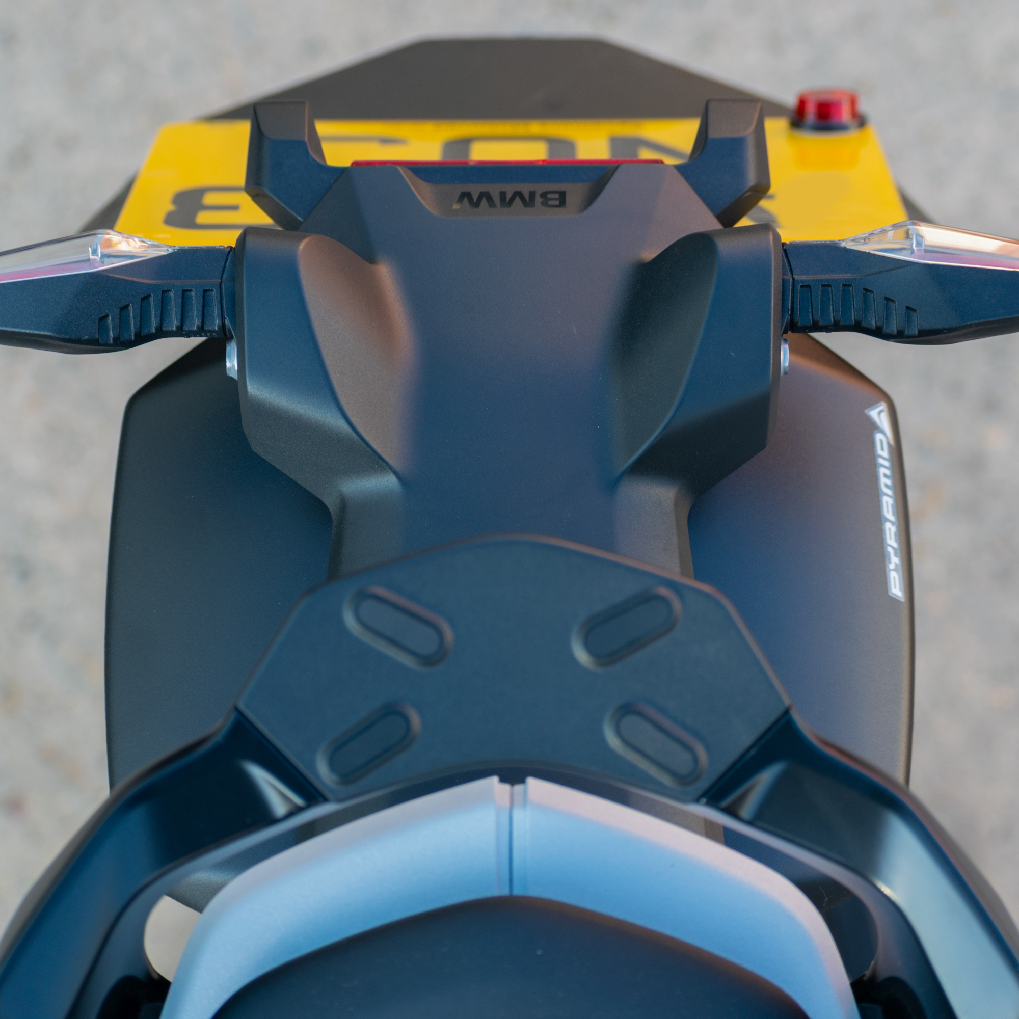 Pyramid Rear Splash Protector | Matte Black | BMW R 1300 GS 2023>Current - Shop name