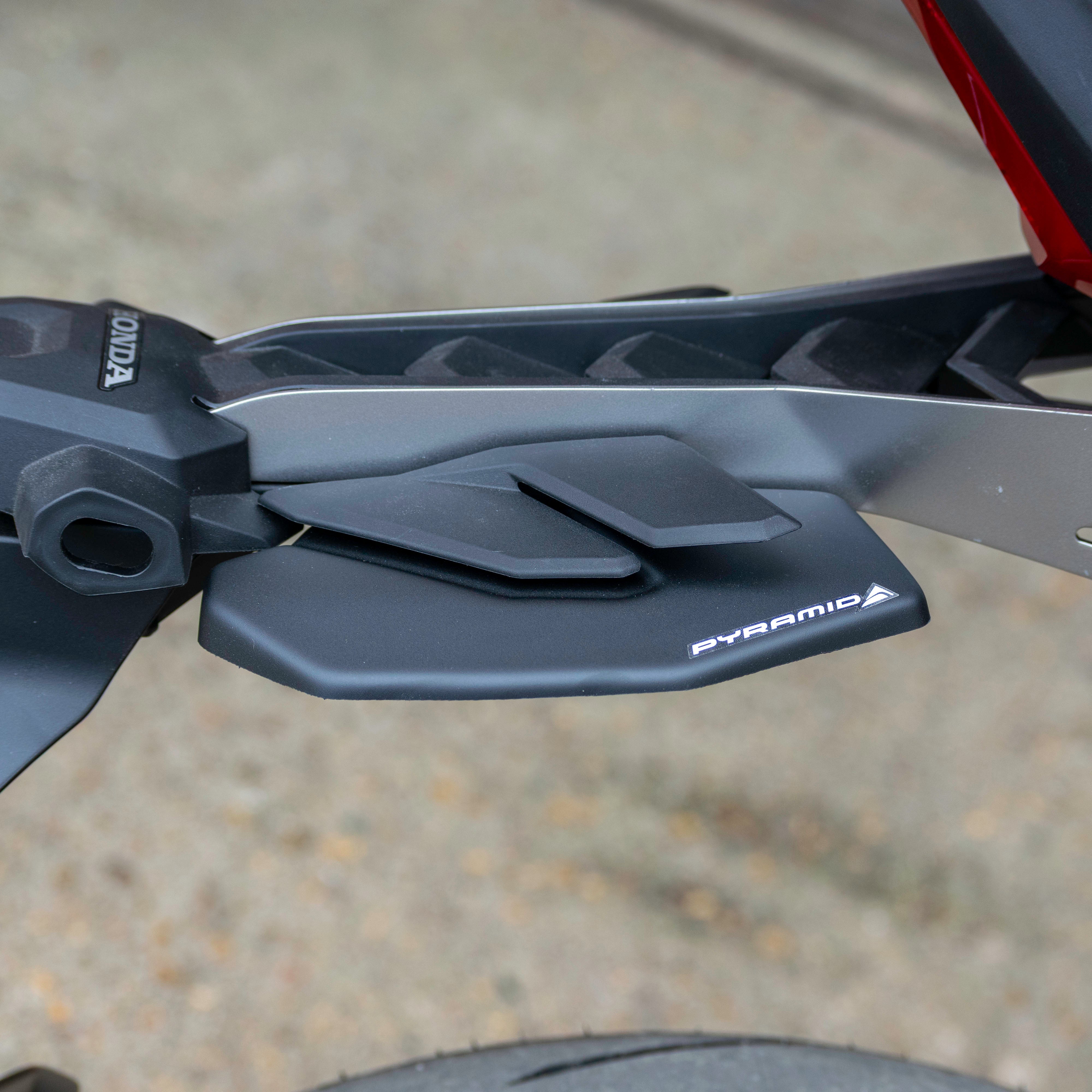 Pyramid Rear Splash Protector | Matte Black | Honda CB1000 Hornet inc SP 2025>Current - Shop name