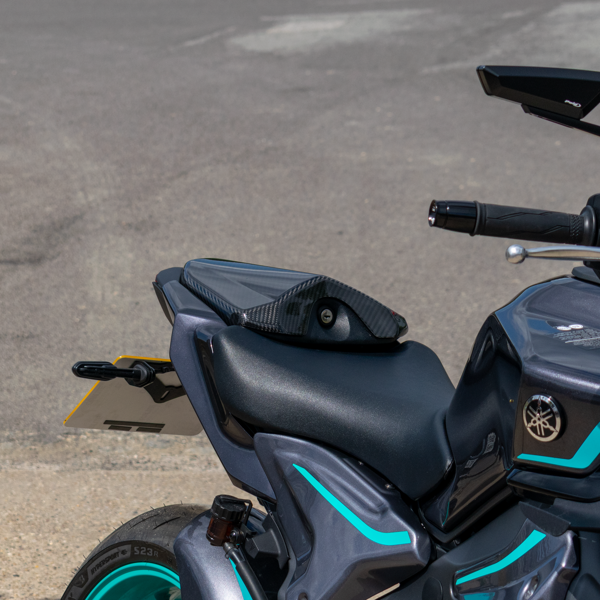 Pyramid Seat Cowl | Carbon Fibre | Yamaha MT-09 inc SP 2024>Current - Pyramid Motorcycle Accessories