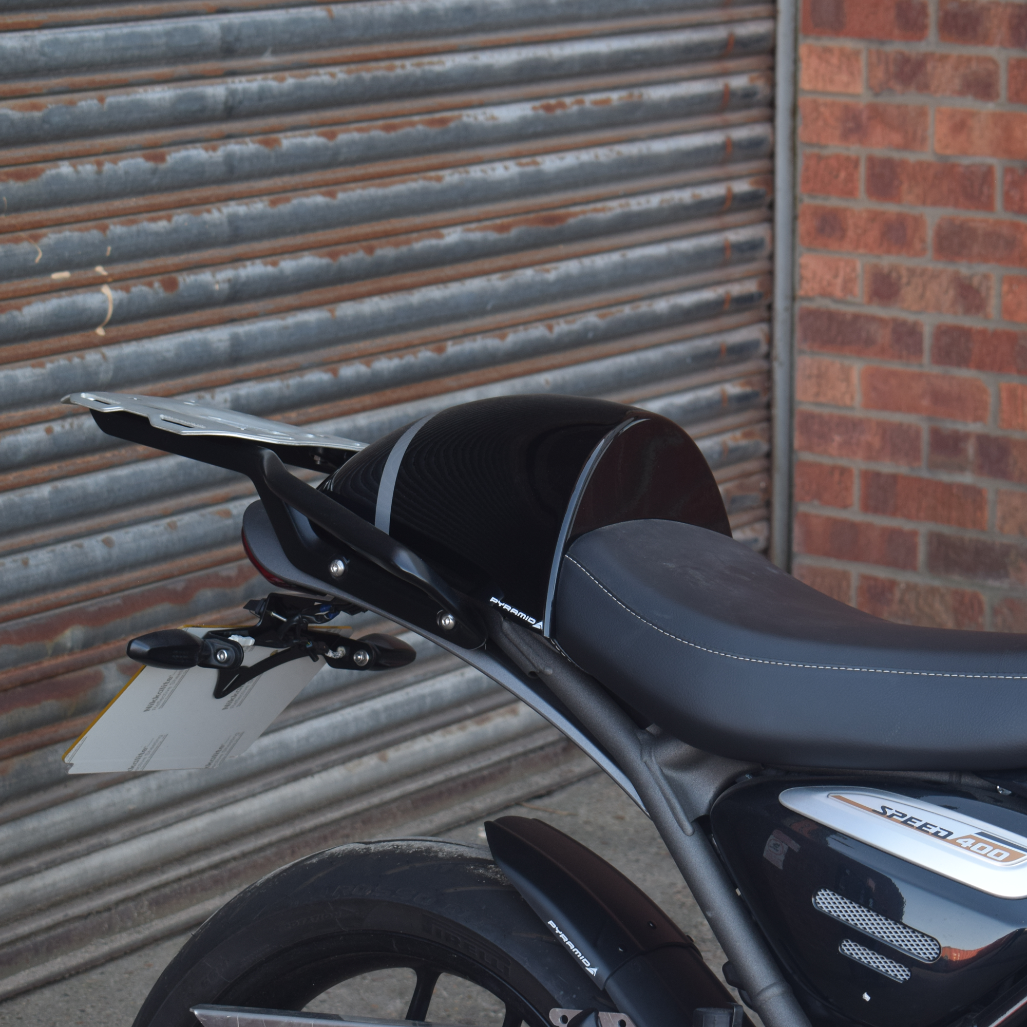 Pyramid Seat Cowl | Graphite Grey | Triumph Tiger Sport 800 2025>Current - Pyramid Motorcycle Accessories