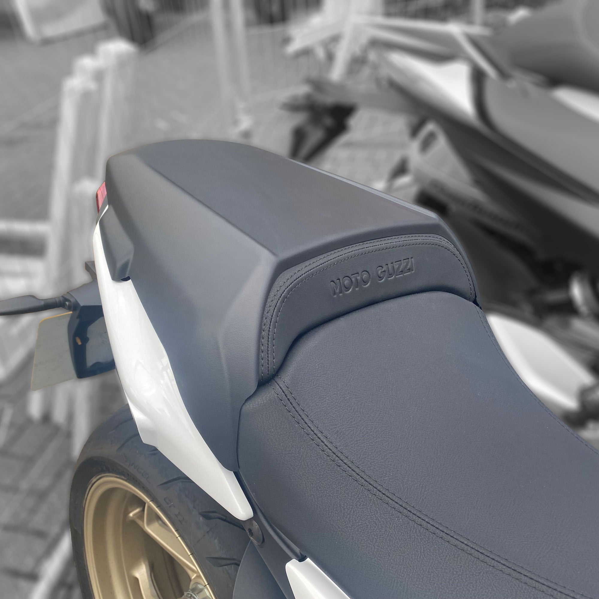 Pyramid Seat Cowl | Matte Black | Moto Guzzi V100 Mandello S 2022>Current - Shop name