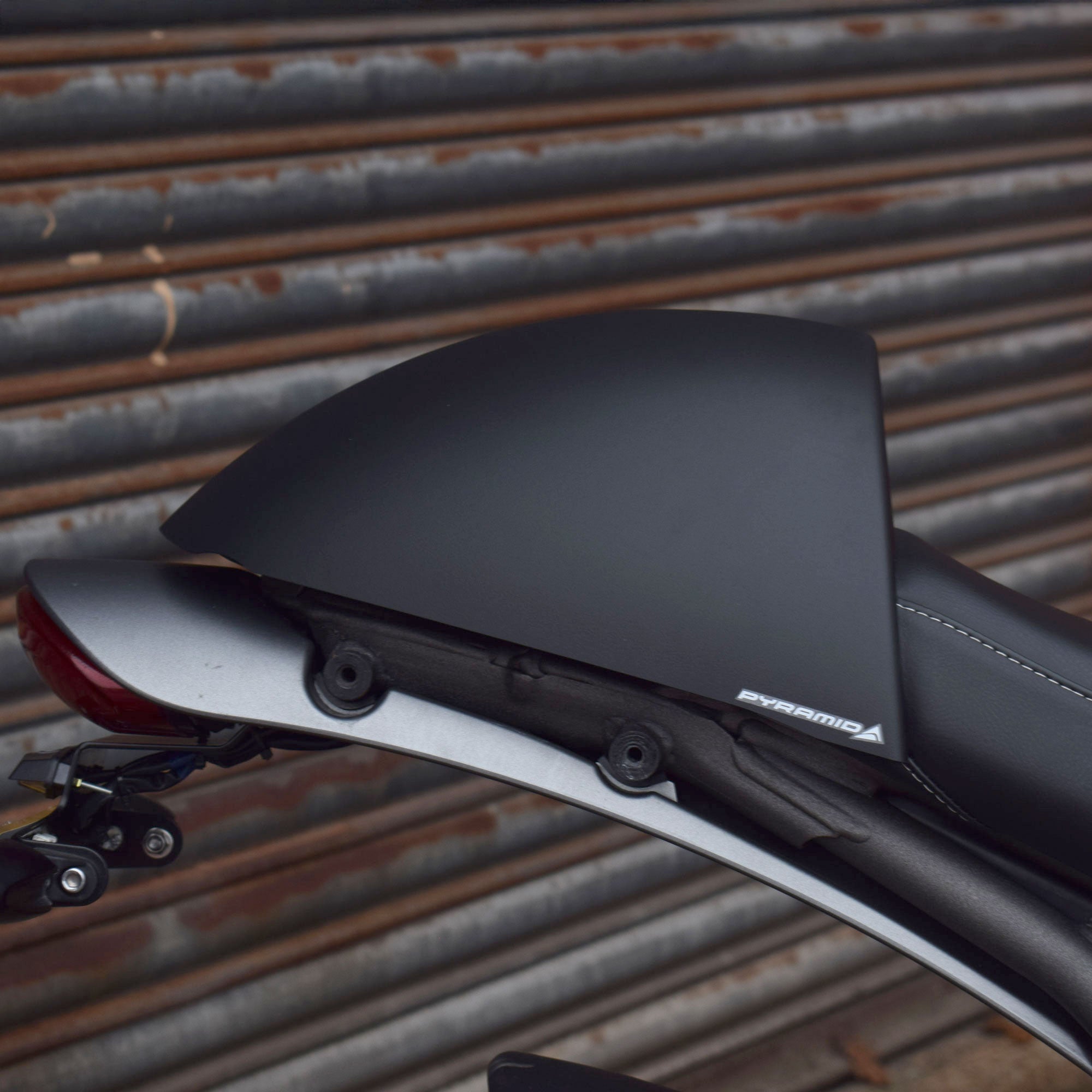 Pyramid Seat Cowl | Matte Black | Triumph Speed 400 2024>Current - Pyramid Motorcycle Accessories