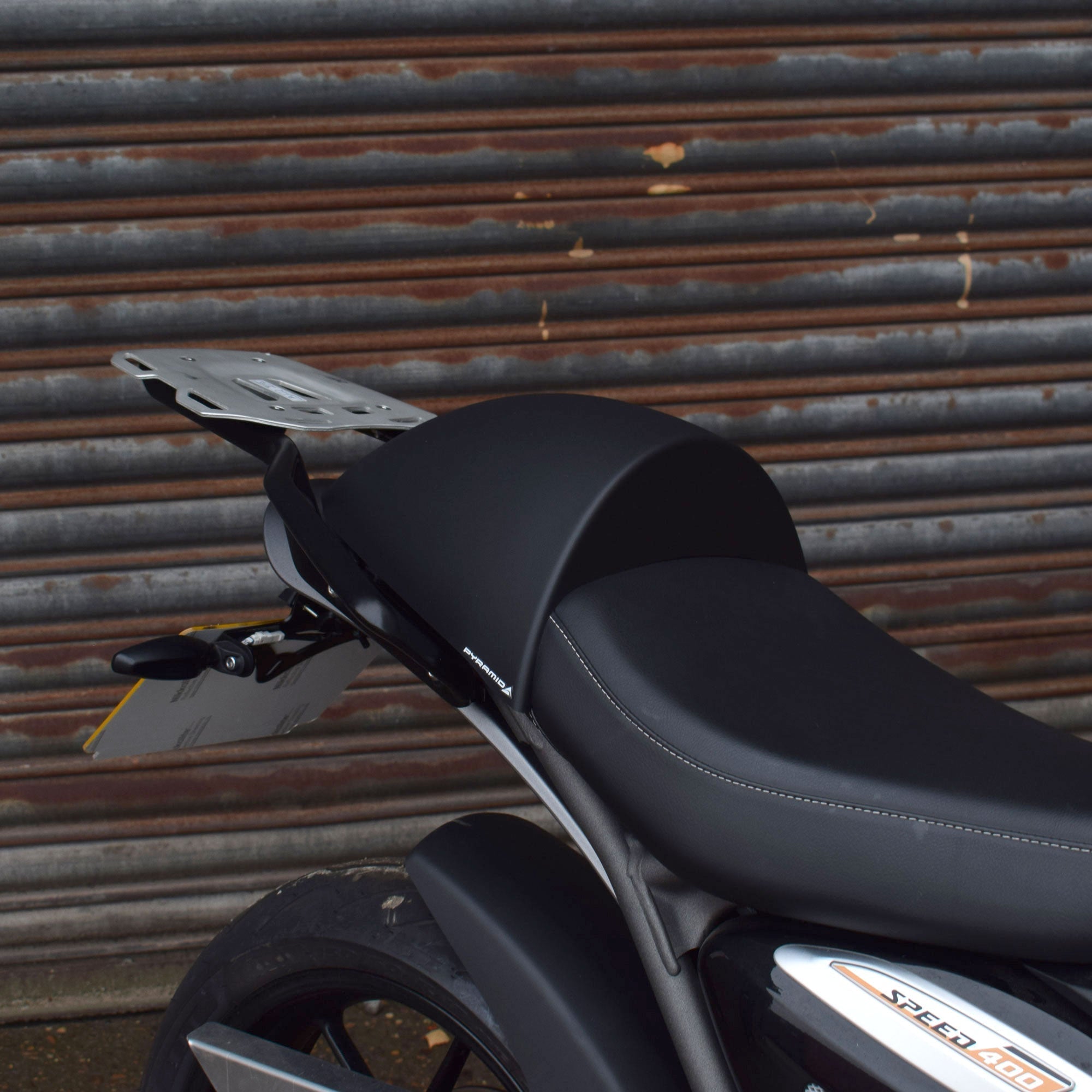 Pyramid Seat Cowl | Matte Black | Triumph Speed 400 2024>Current -  Shop name