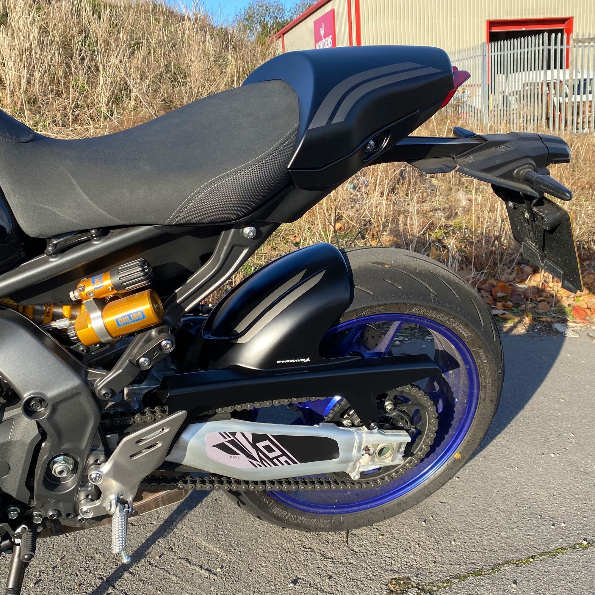 Pyramid Seat Cowl | Matte Black | Yamaha MT-09 2021>2023 - Pyramid Motorcycle Accessories