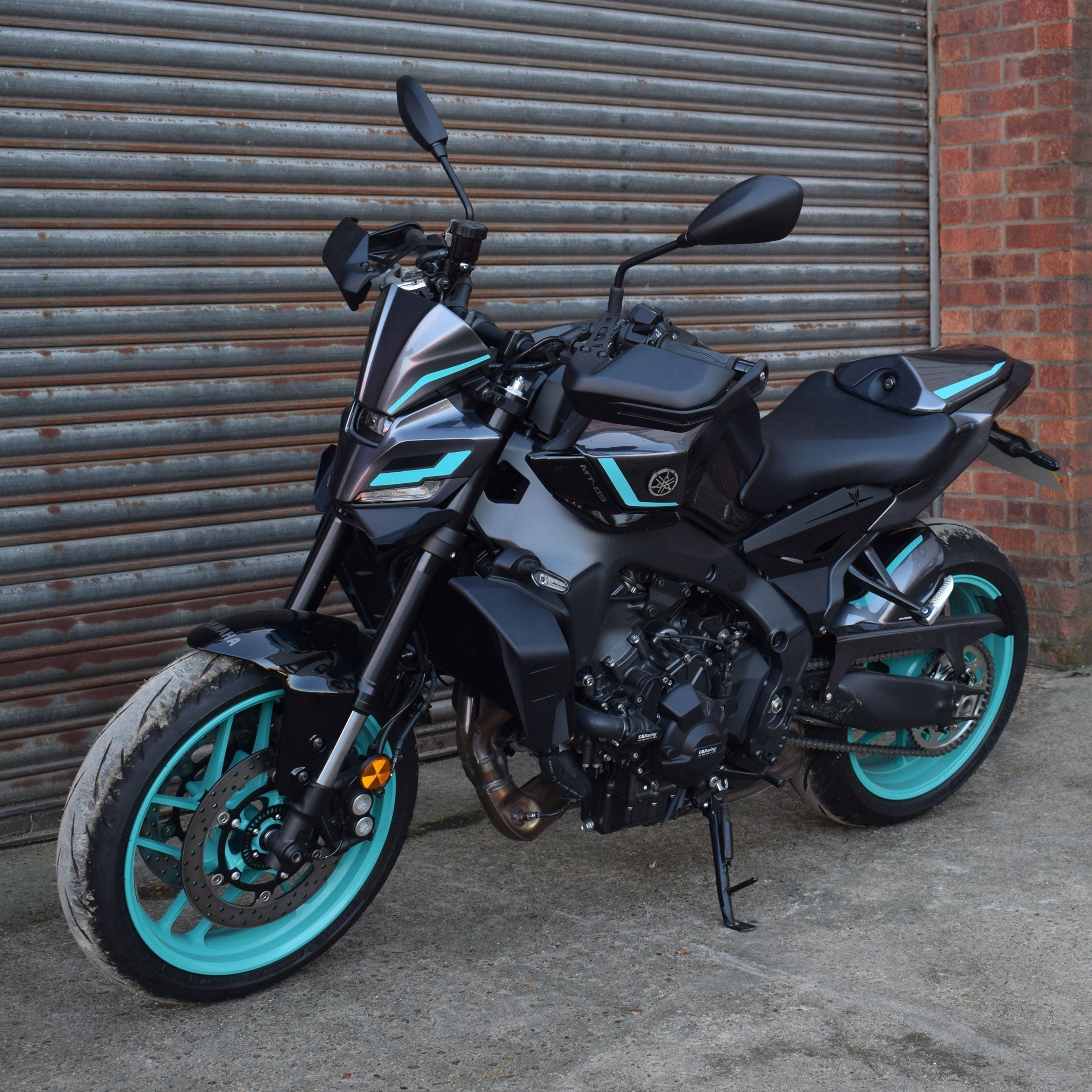 Pyramid Seat Cowl | Midnight Cyan | Yamaha MT-09 2024>Current - Shop name