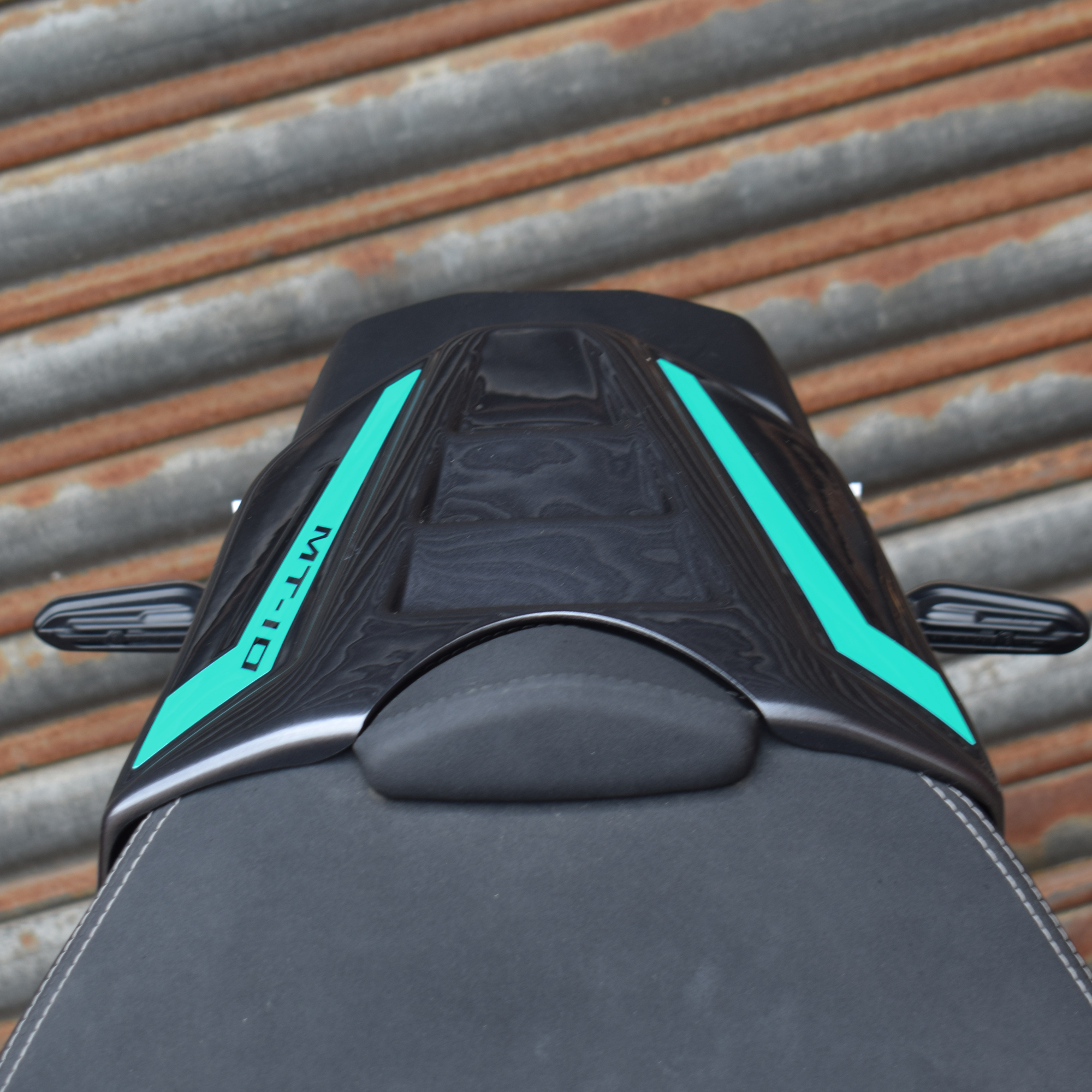 Pyramid Seat Cowl | Midnight Cyan | Yamaha MT-10 2024>Current - Shop name