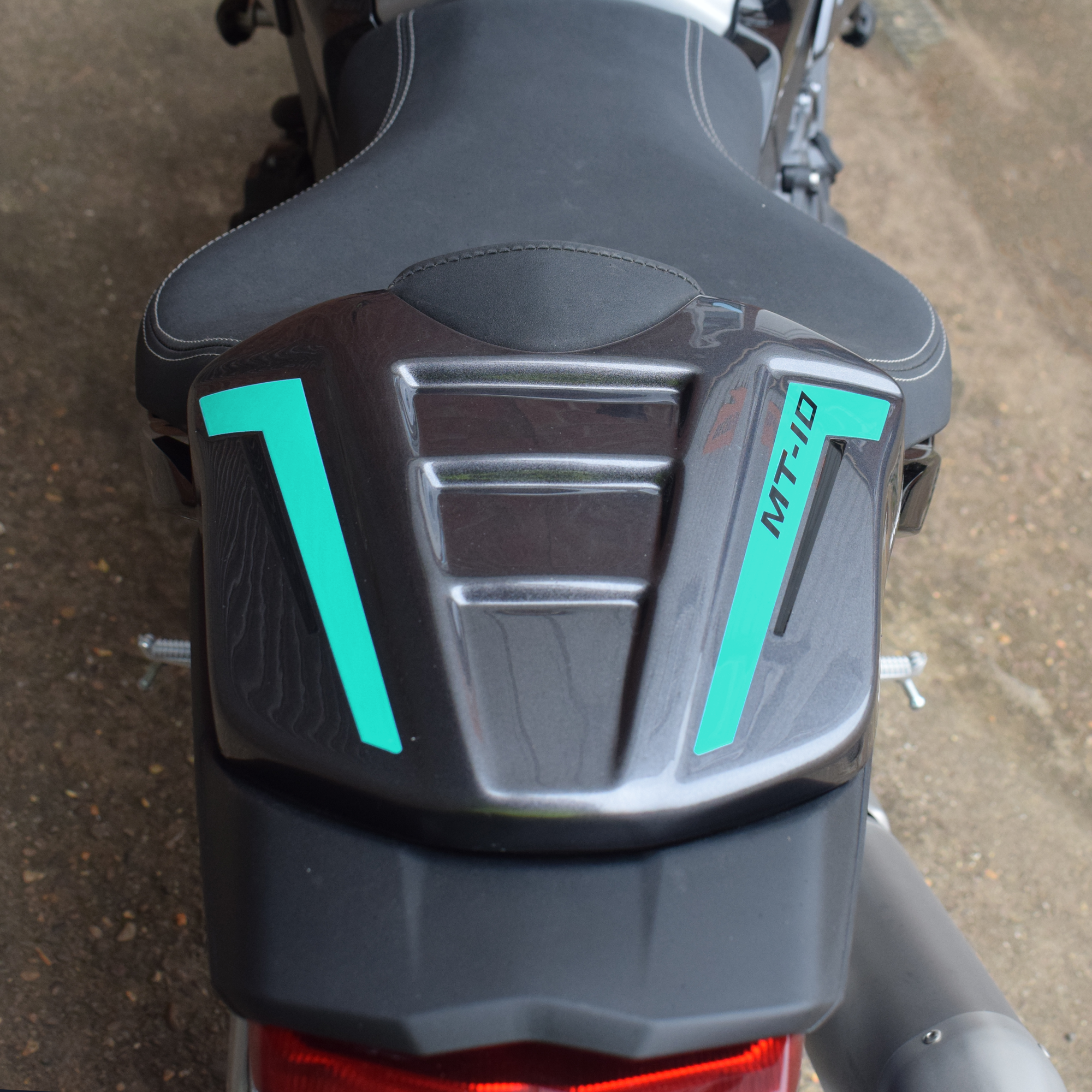 Pyramid Seat Cowl | Midnight Cyan | Yamaha MT-10 2024>Current - Shop name