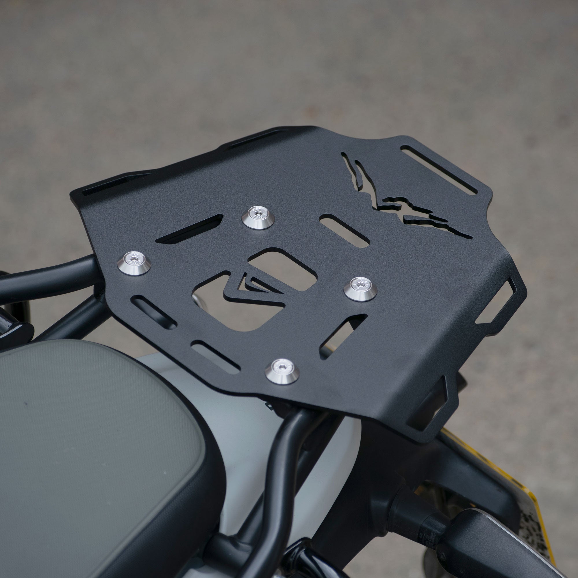 Pyramid Pillion Seat Rack | Matte Black | Royal Enfield Himayalan 450 2023>Current (Copy) - Pyramid Motorcycle Accessories