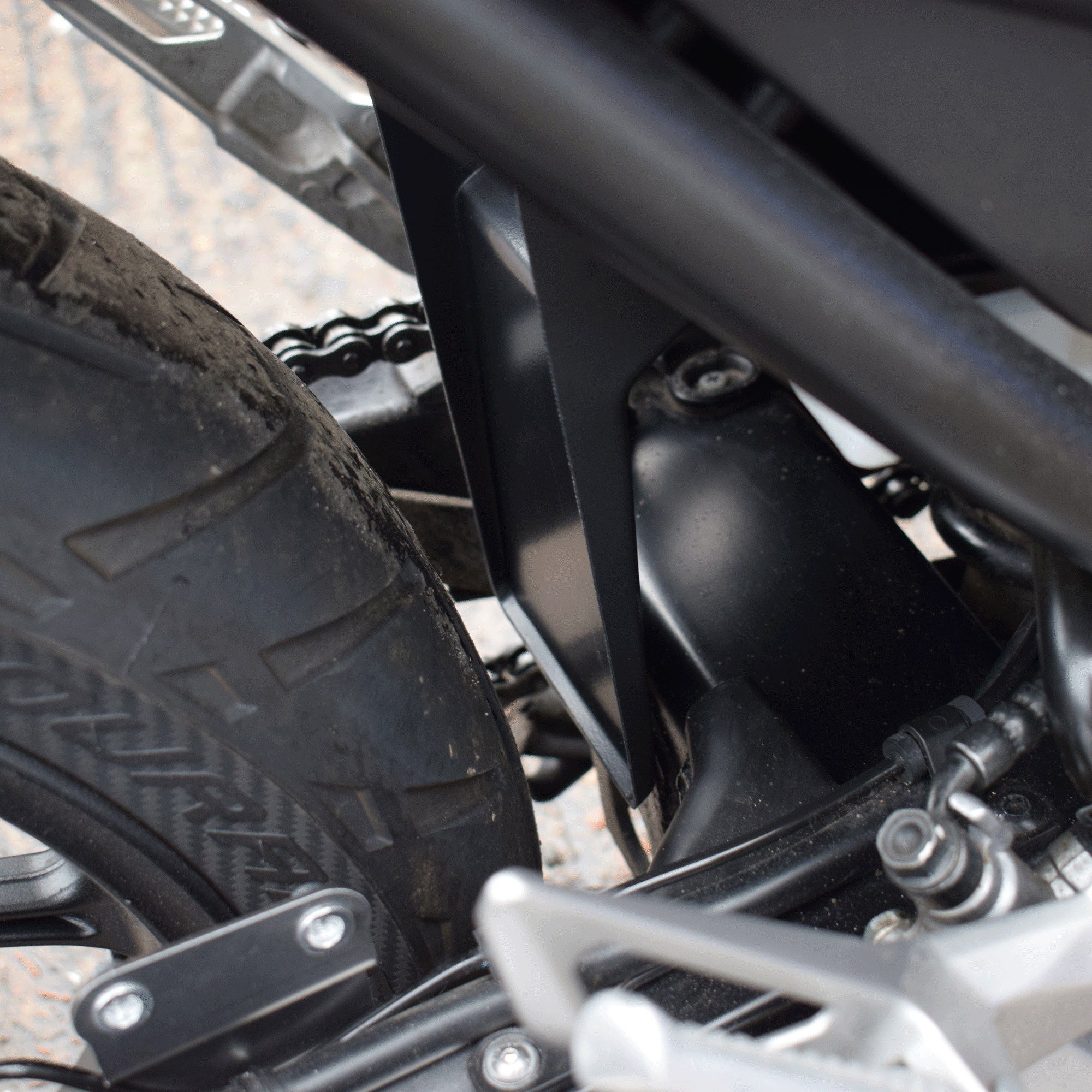 Pyramid Shock Shield | Black | Honda NC750 X 2021>Current - Shop name