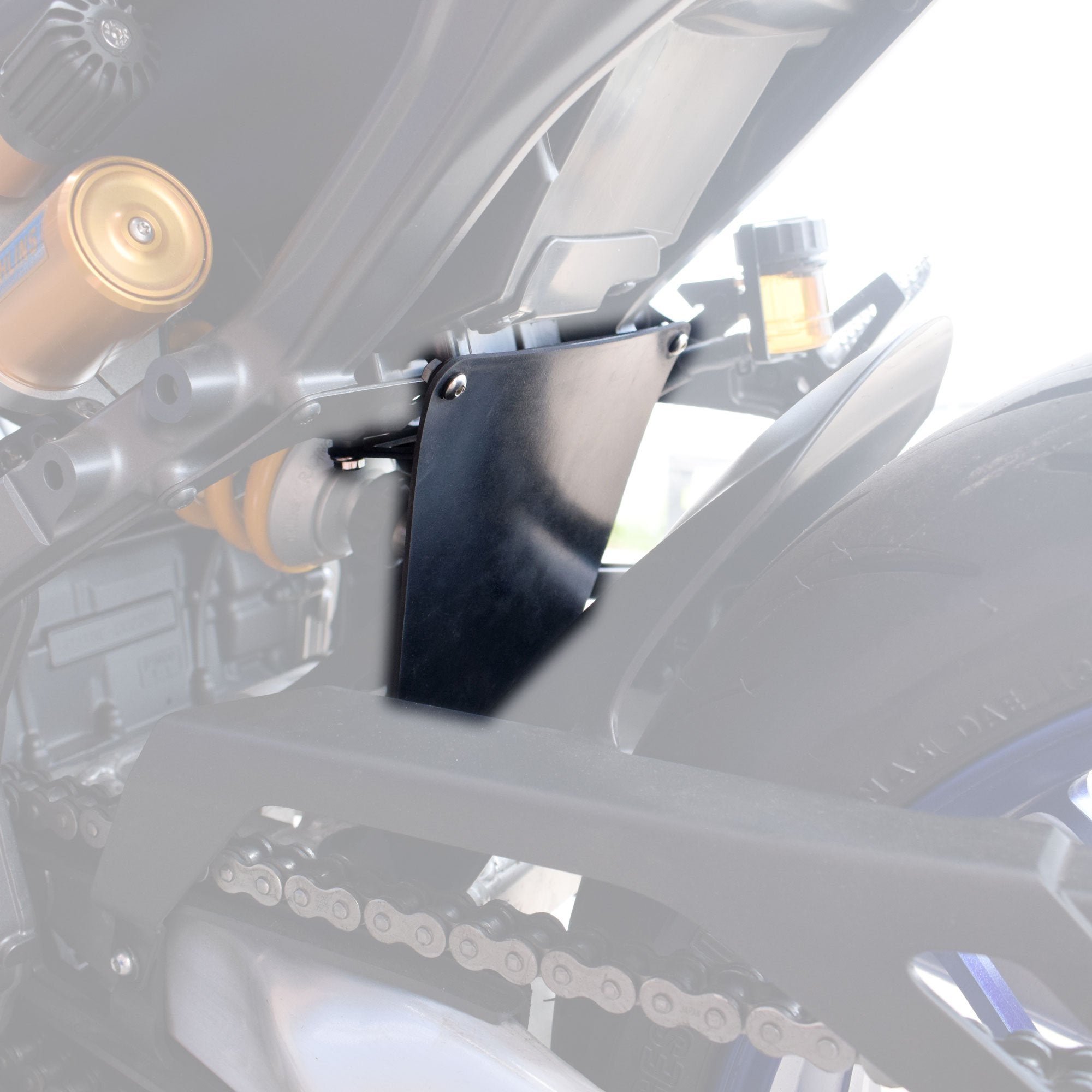 Pyramid Shock Shield | Black | Yamaha MT-09 SP 2021>2023 - Pyramid Motorcycle Accessories