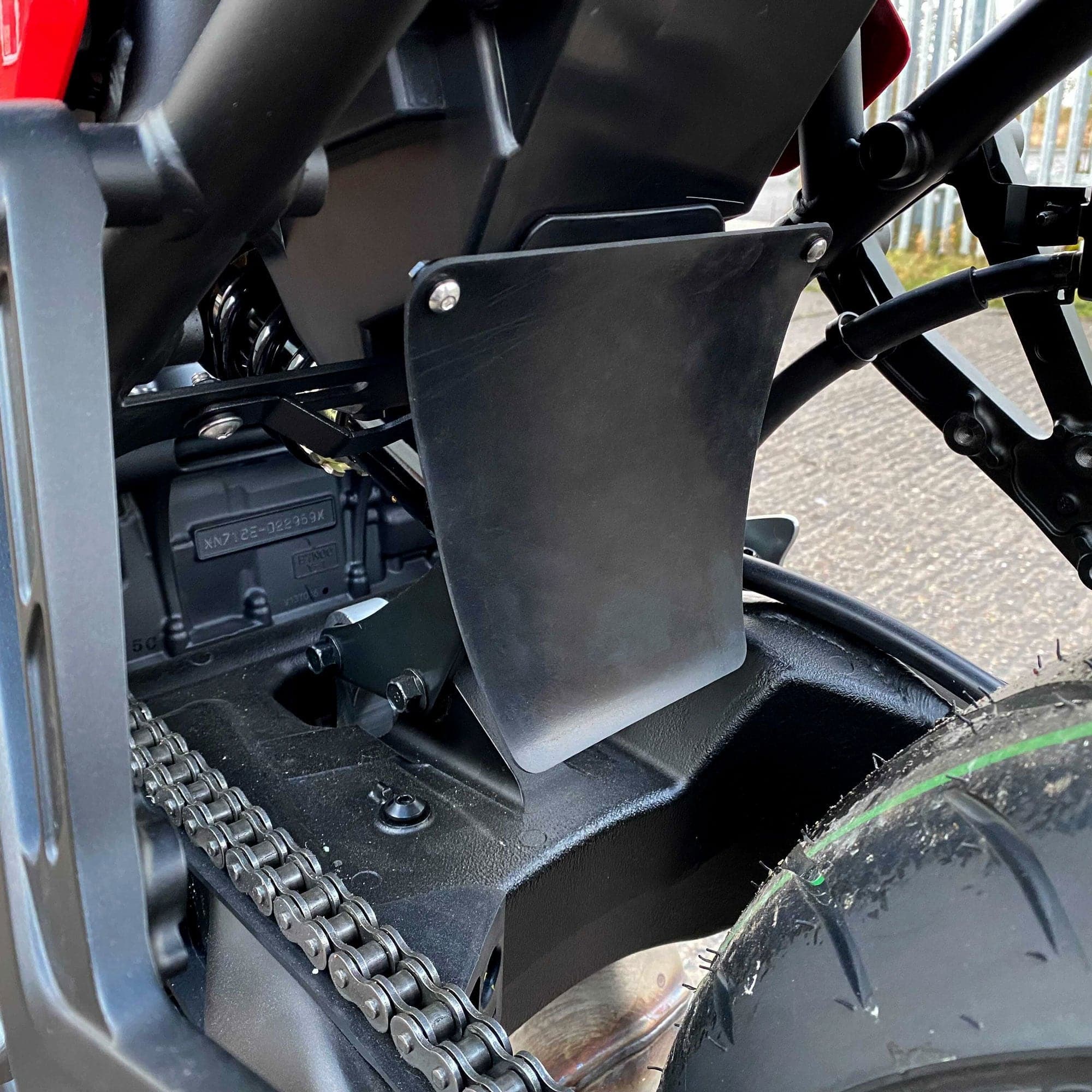 Pyramid Shock Shield | Black | Yamaha Tracer 9 GT 2021>2024 - Pyramid Motorcycle Accessories