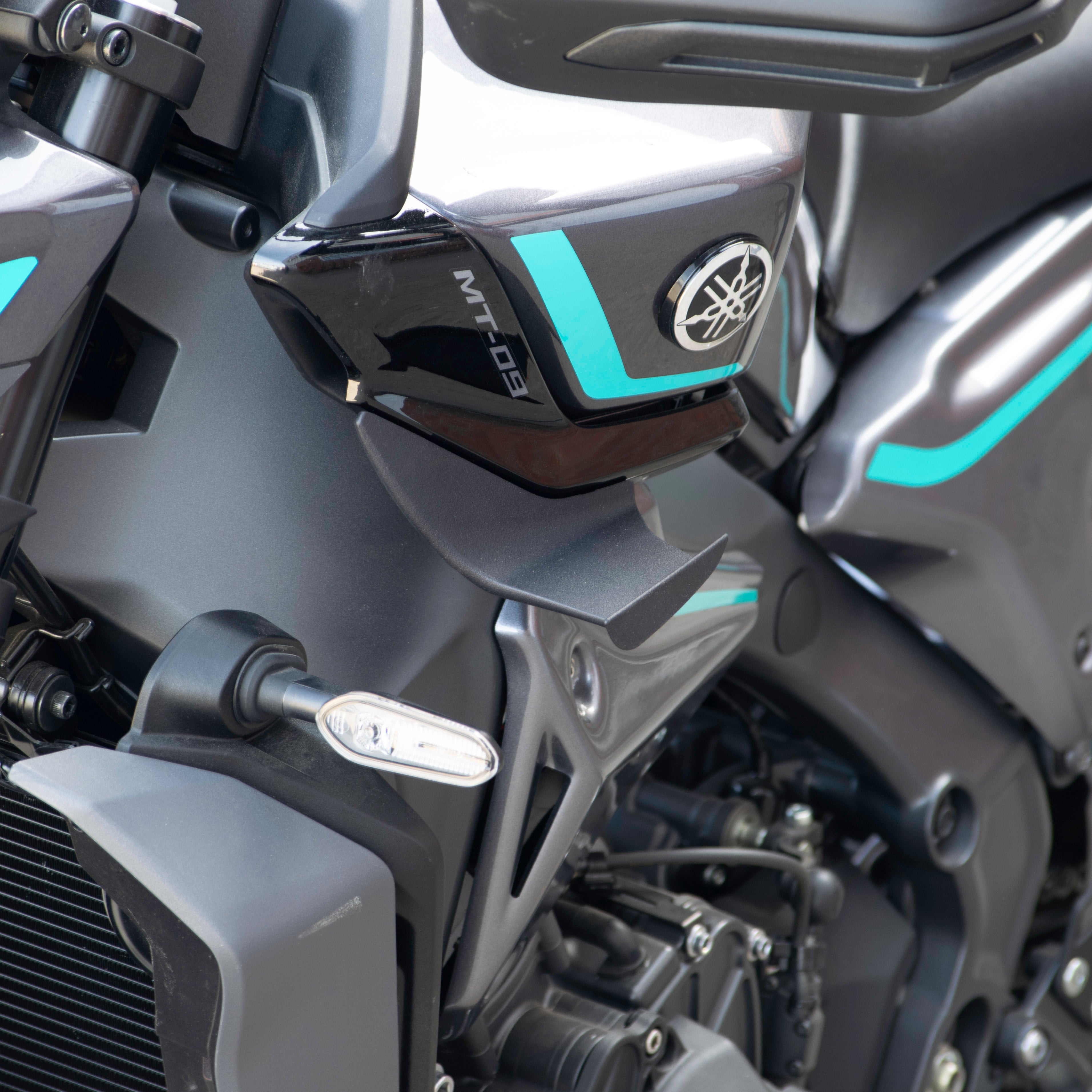 Pyramid Side Wings | Matte Black | Yamaha MT-09 inc SP 2024>Current - Pyramid Motorcycle Accessories