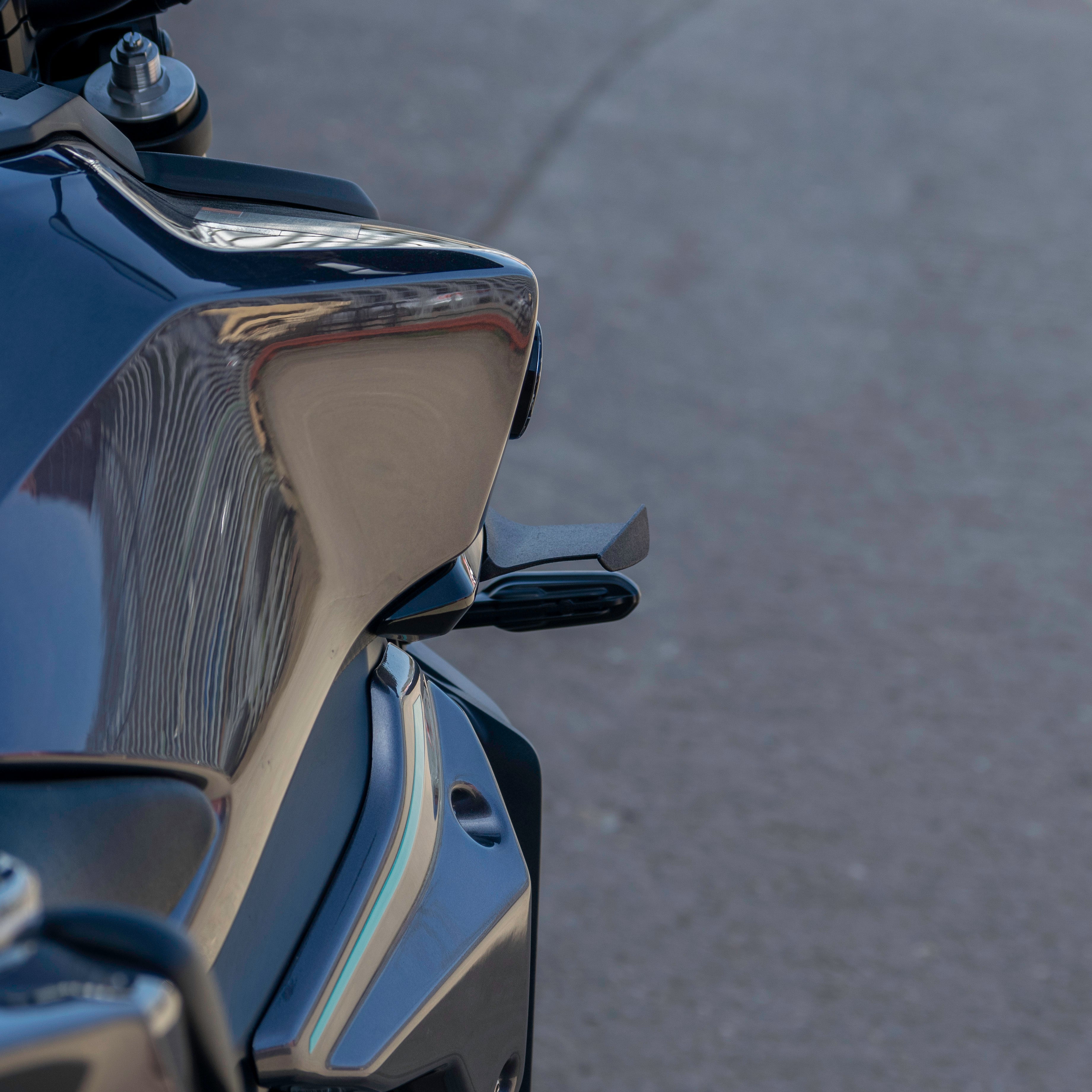 Pyramid Side Wings | Matte Black | Yamaha MT-09 inc SP 2024>Current - Pyramid Motorcycle Accessories