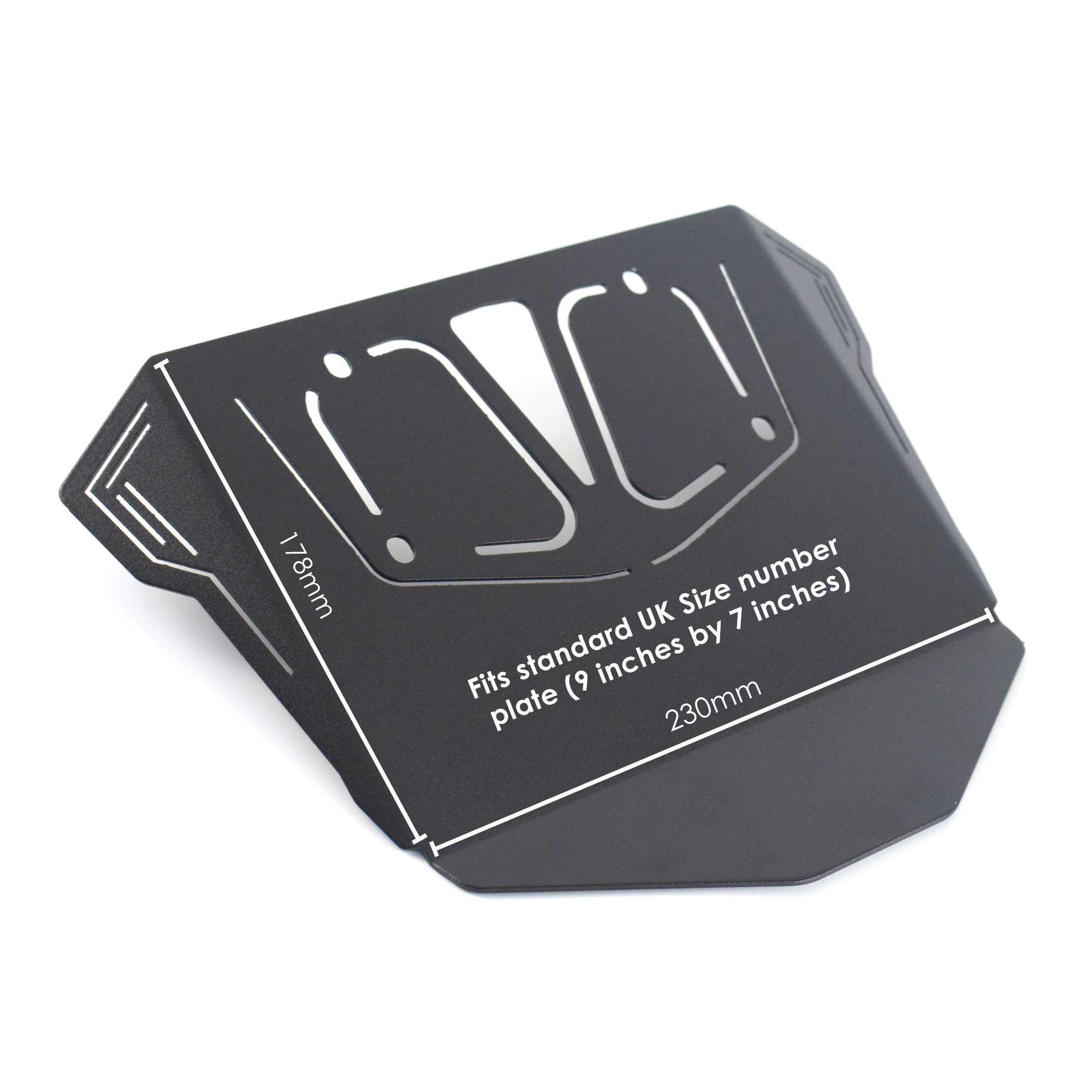 Pyramid Splash Plate | Matte Black | BMW R 1300 GS 2023>Current - Shop name