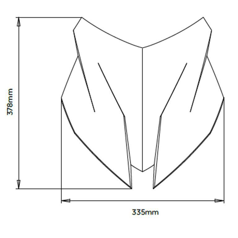 Pyramid Sport Screen | Galvanic Gold Metallic & Granite Grey Metallic Matt | BMW F 900 XR 2020>Current - Shop name