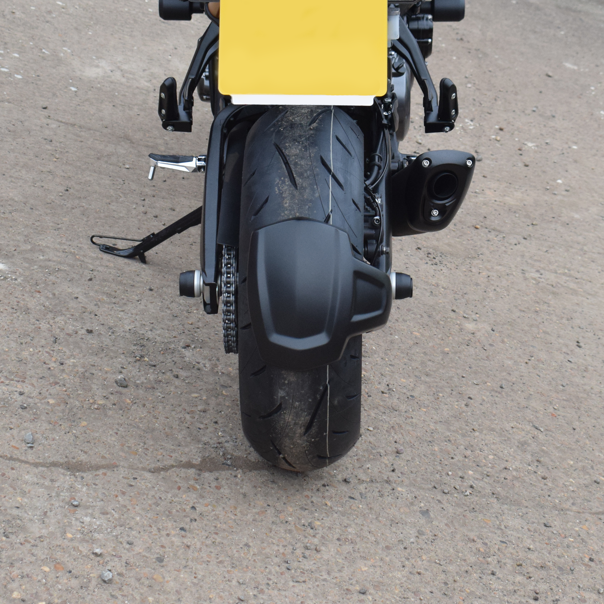 Pyramid Spray Guard | Gloss Black | Suzuki GSX-S1000GX 2024>Current - Shop name