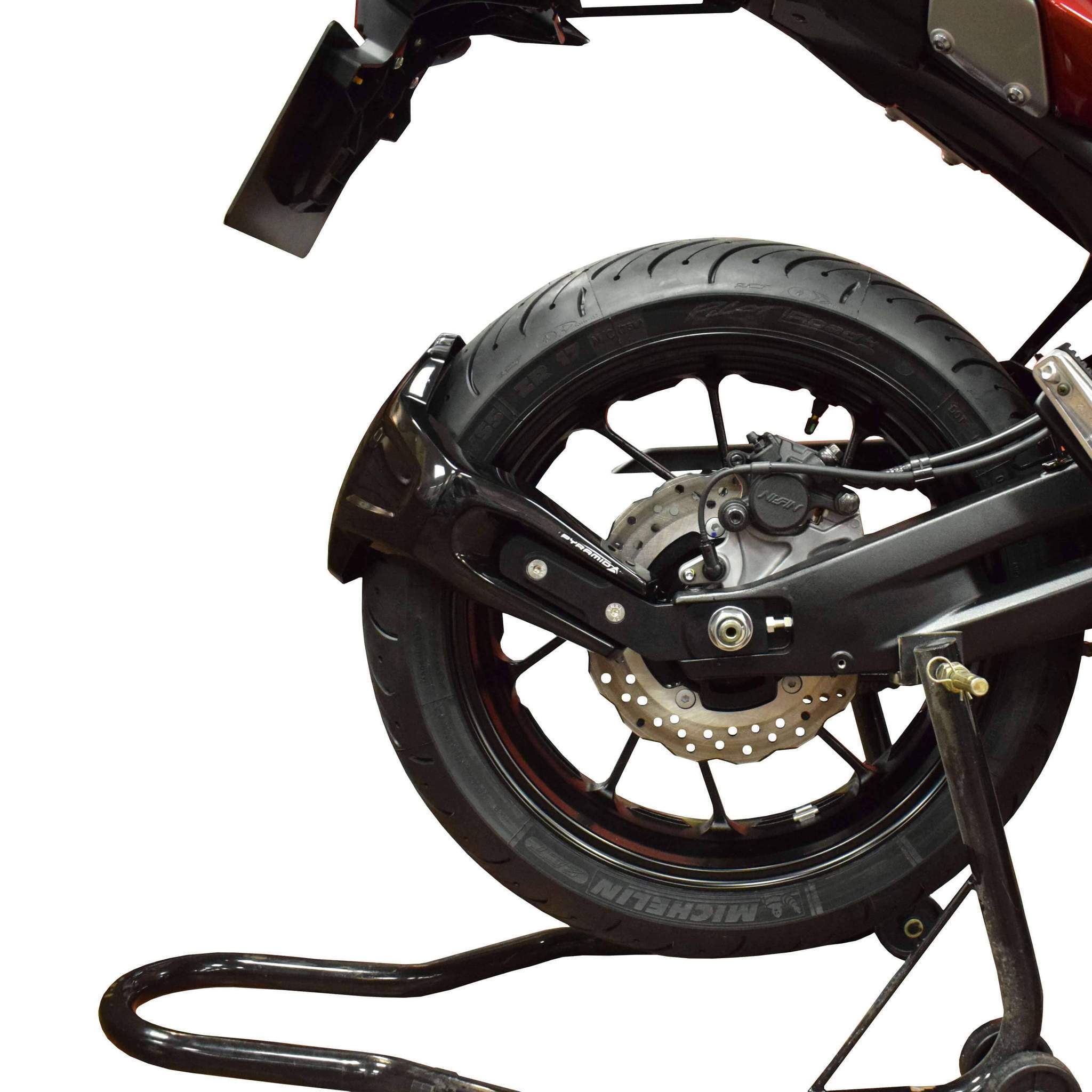 Pyramid Spray Guard | Gloss Black | Yamaha Tracer 7 2020>Current - Shop name