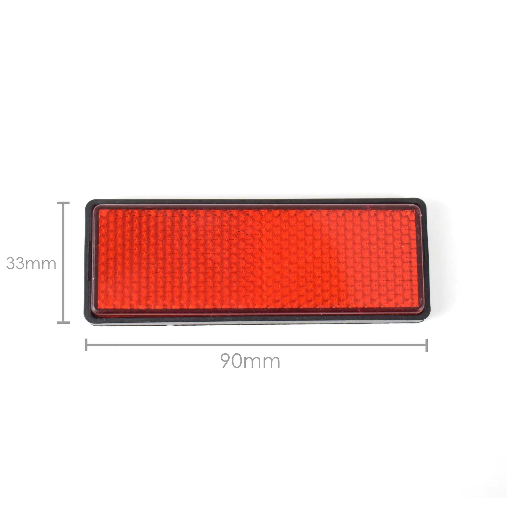 Pyramid Stick on Red Reflectors - Shop name