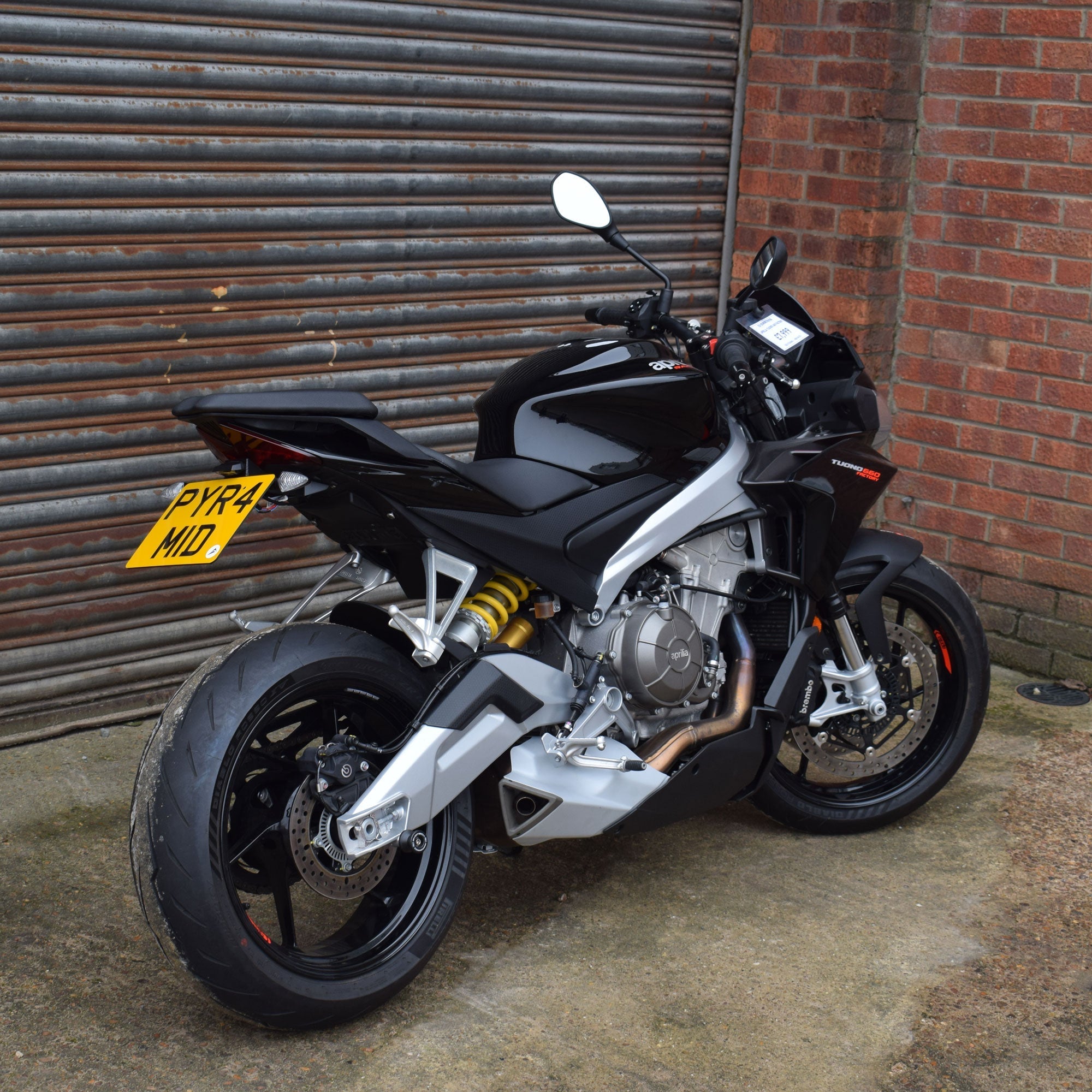 Pyramid Tail Tidy | Matte Black | Aprilia Tuono V4 Factory 1100 2021>CurrentΒ -Β  Shop name