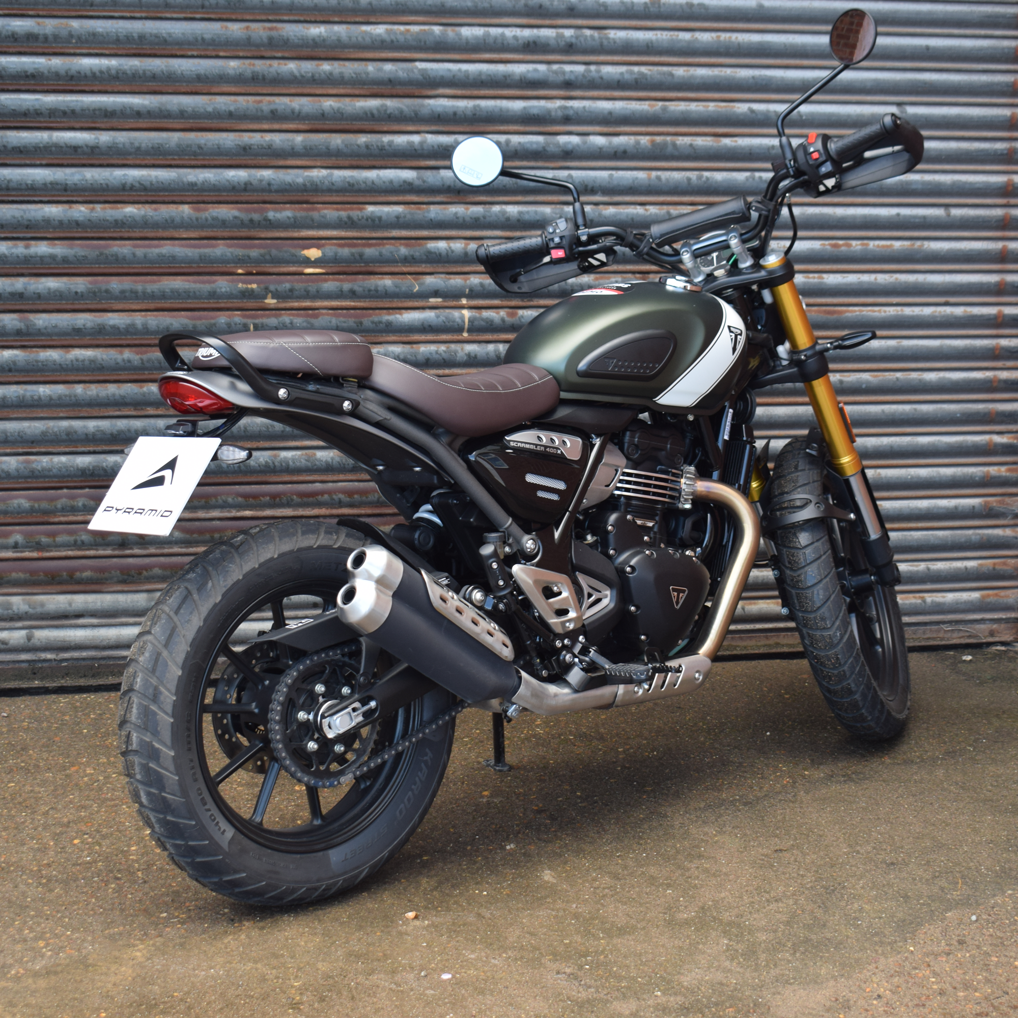 Pyramid Tail Tidy | Matte Black | Triumph Scrambler 400 X 2024>Current - Shop name