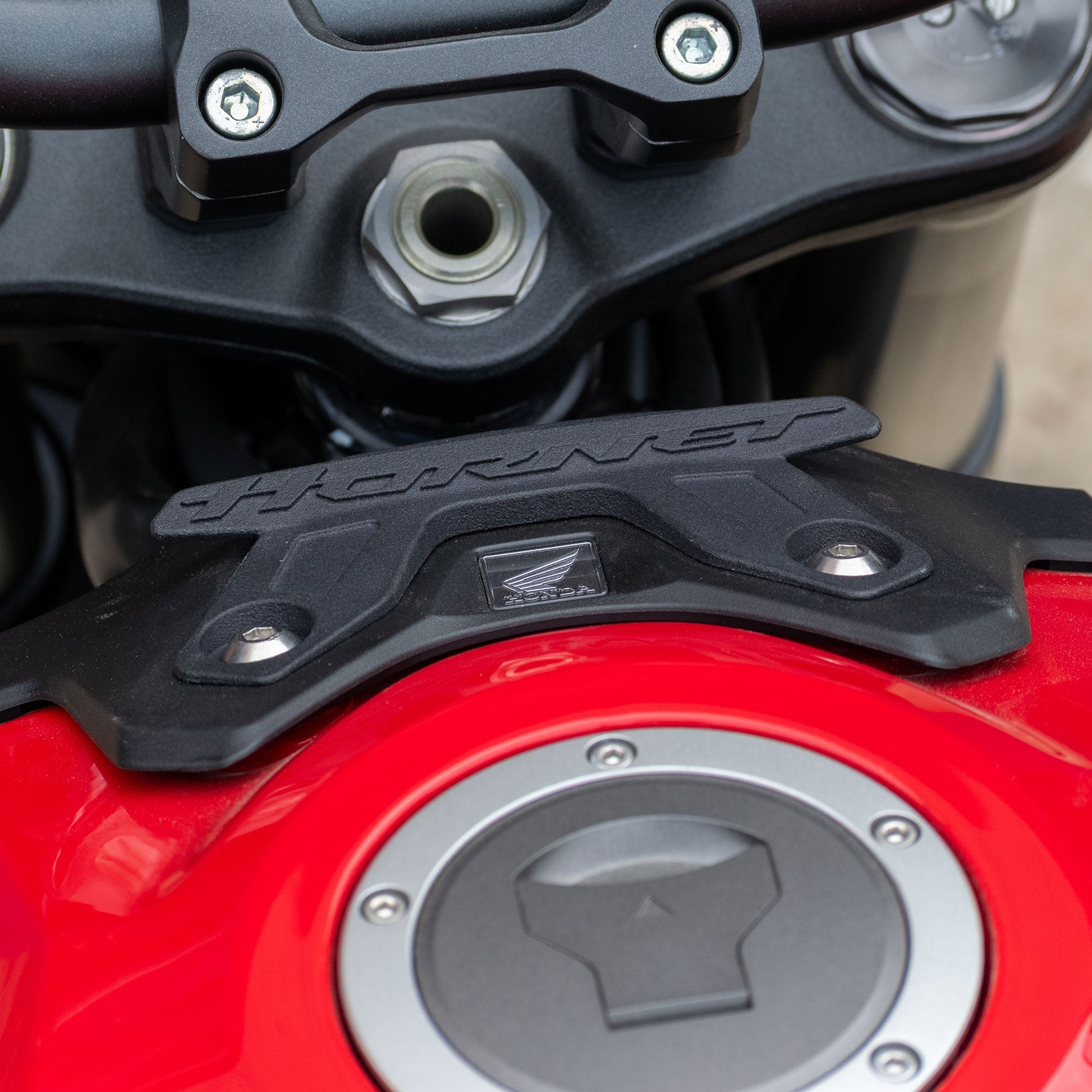 Pyramid Tank Ornament | Matte Black | Honda CB1000 Hornet (inc SP) 2025>Current - Shop name