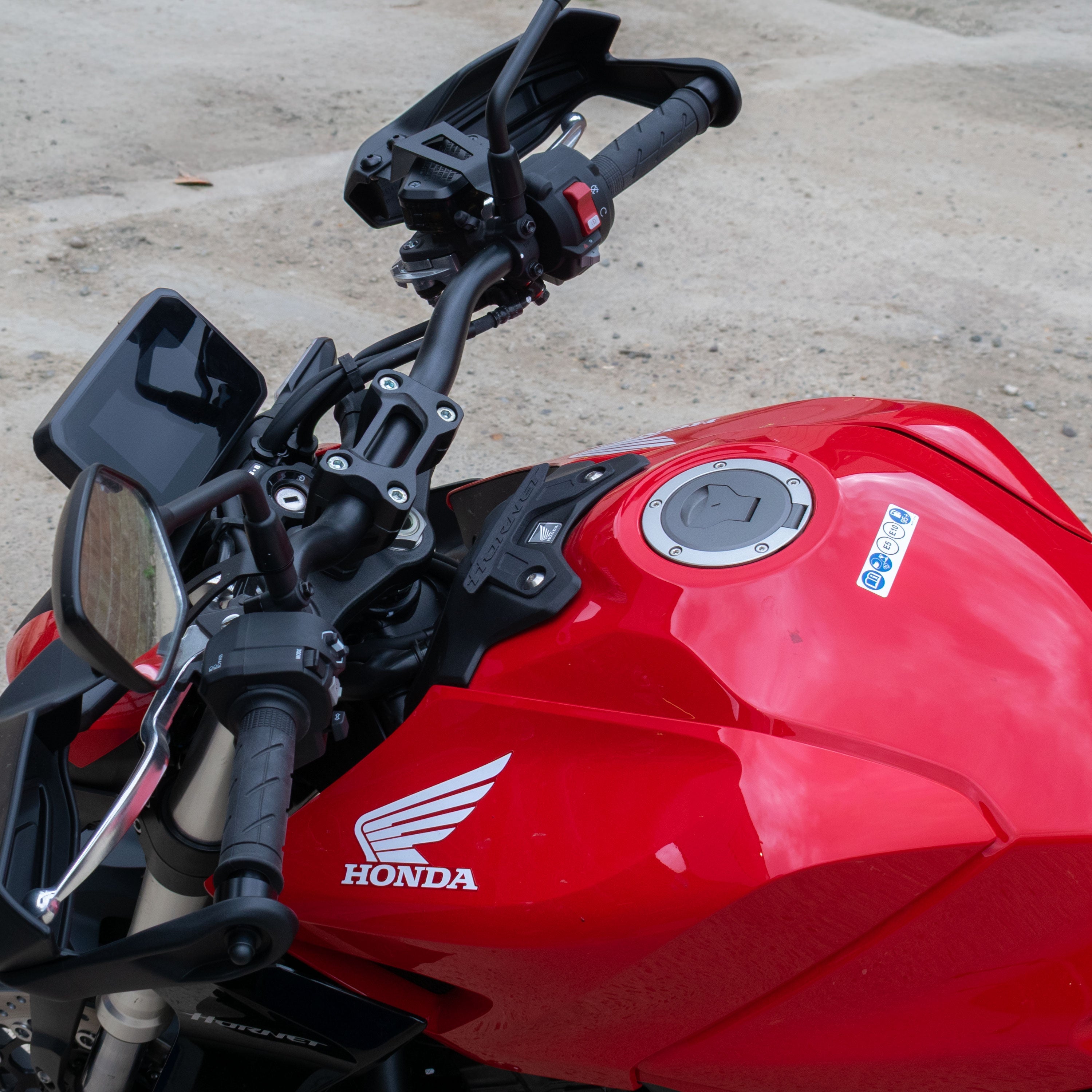 Pyramid Tank Ornament | Matte Black | Honda CB1000 Hornet (inc SP) 2025>Current - Shop name