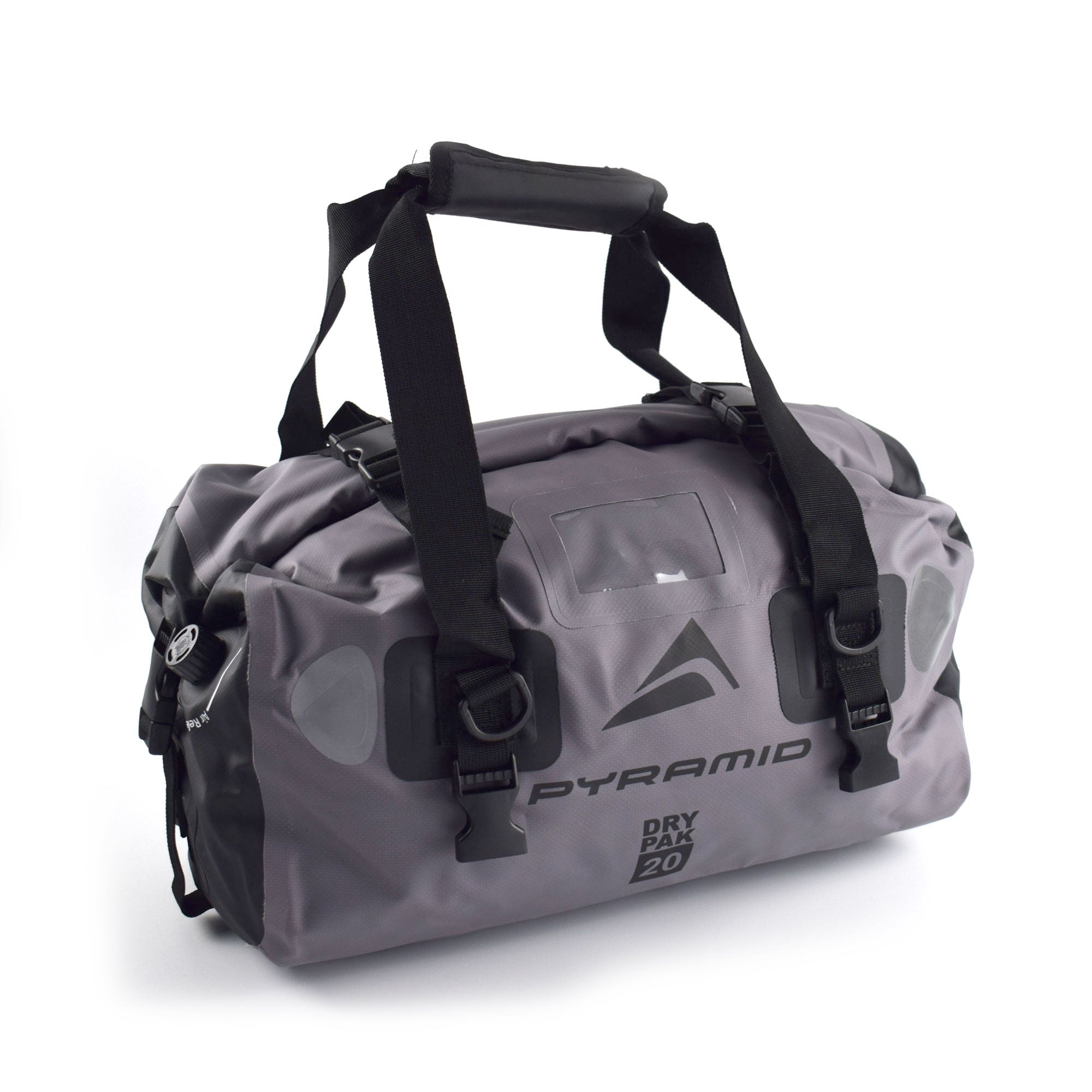 Pyramid Waterproof 20L Motorcycle Duffle Bag | Grey -  Shop name
